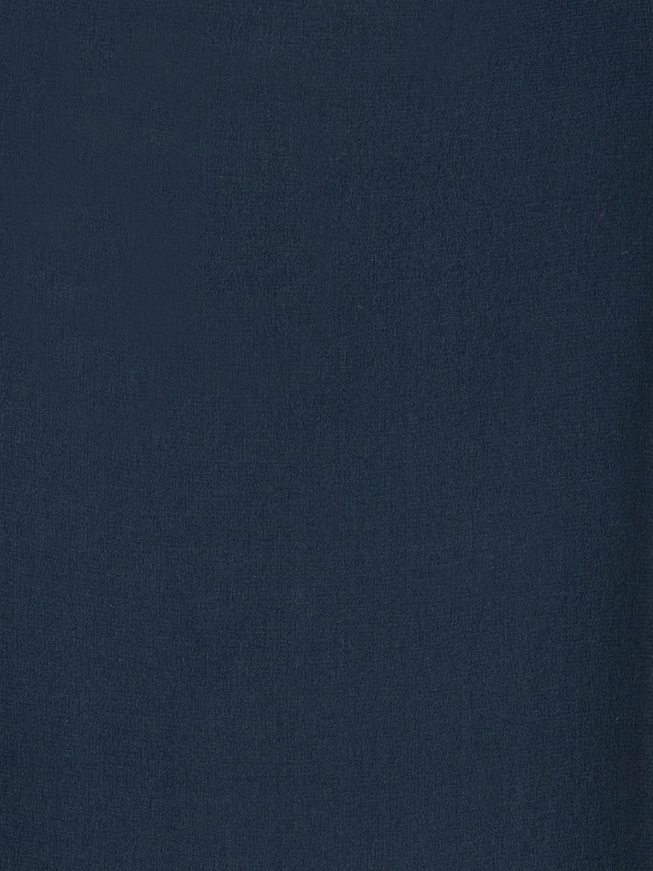 Designer Sleeveless Silk Georgette Top - navy - blue