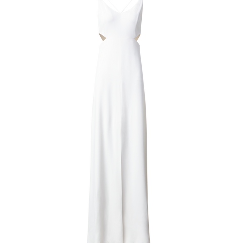 Long Evening Dress with Side Cut Outs