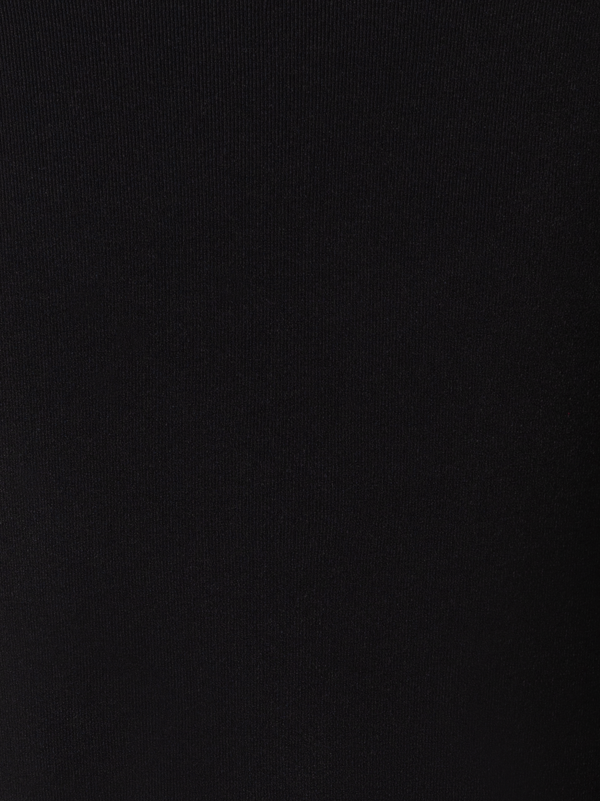 Designer Cropped Long Sleeves Knit Top in Viscose - black