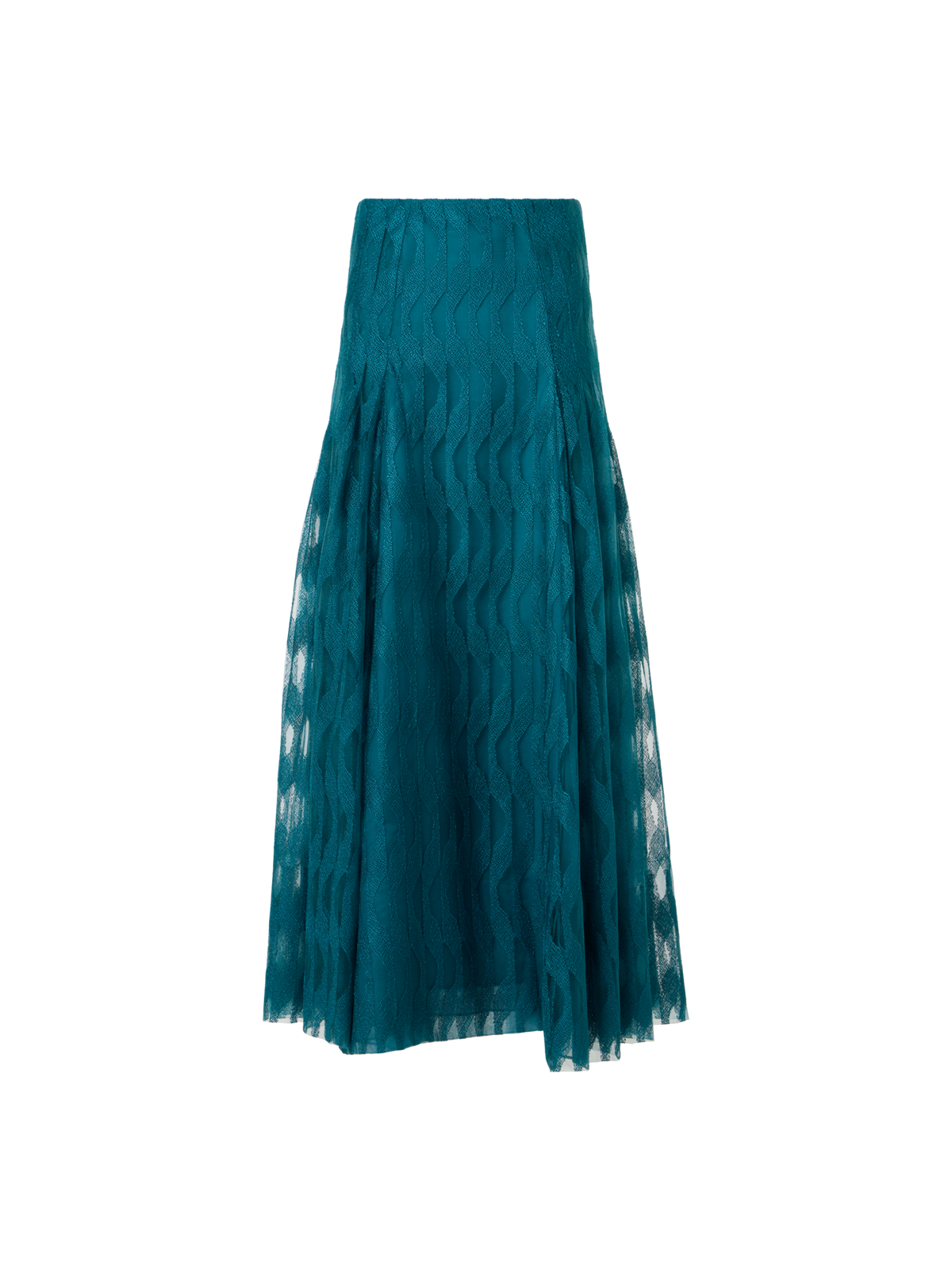 Designer High Plains Midi Skirt - blue