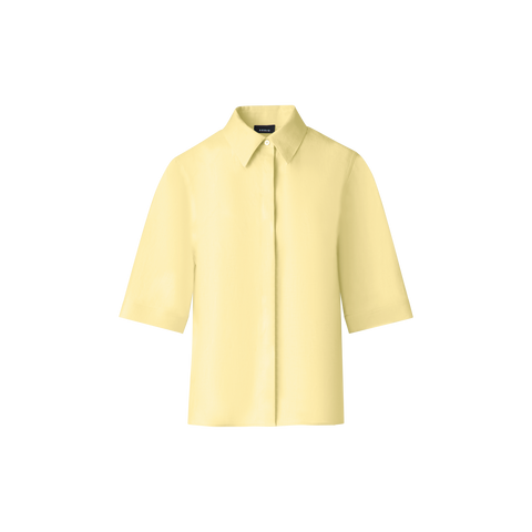 Boxy Shirt Blouse in Linen