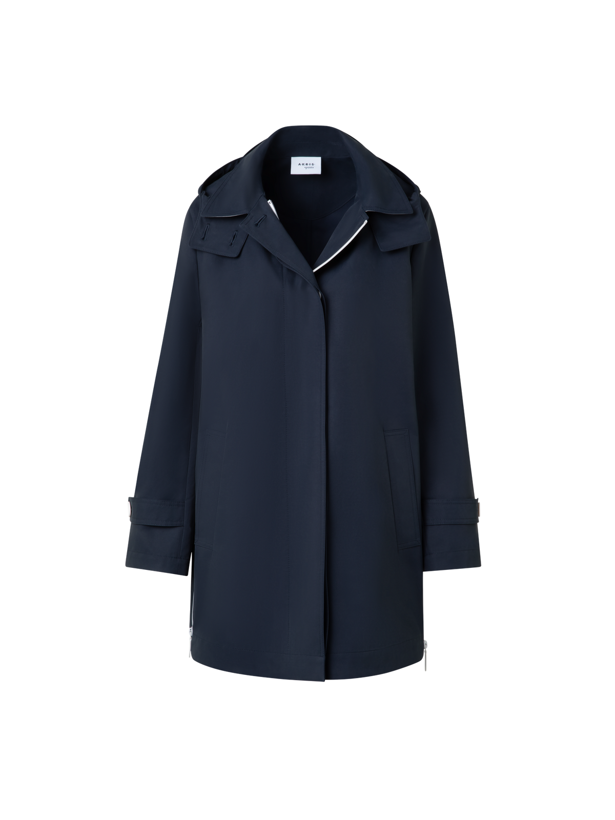 Water Repellent Parka with Detachable Hood – Akris Inc. Water Repellent Parka with Detachable Hood – Akris Inc.