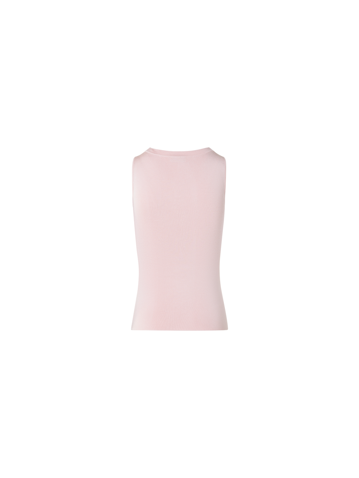 Designer Knit Tank Top in Silk Stretch - pastel - pink
