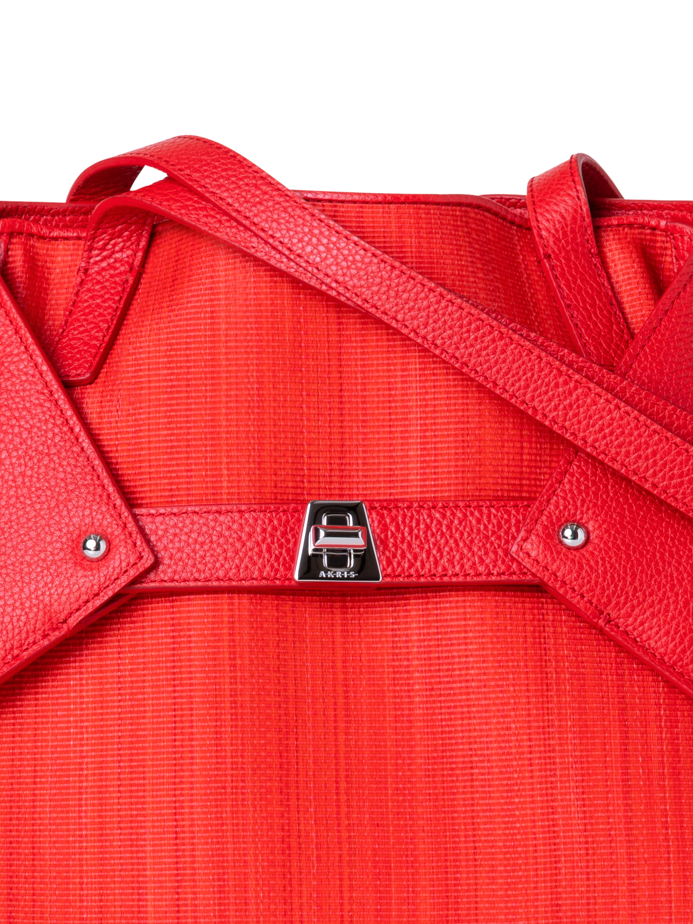 Designer Ai Small Shoulder Tote - red