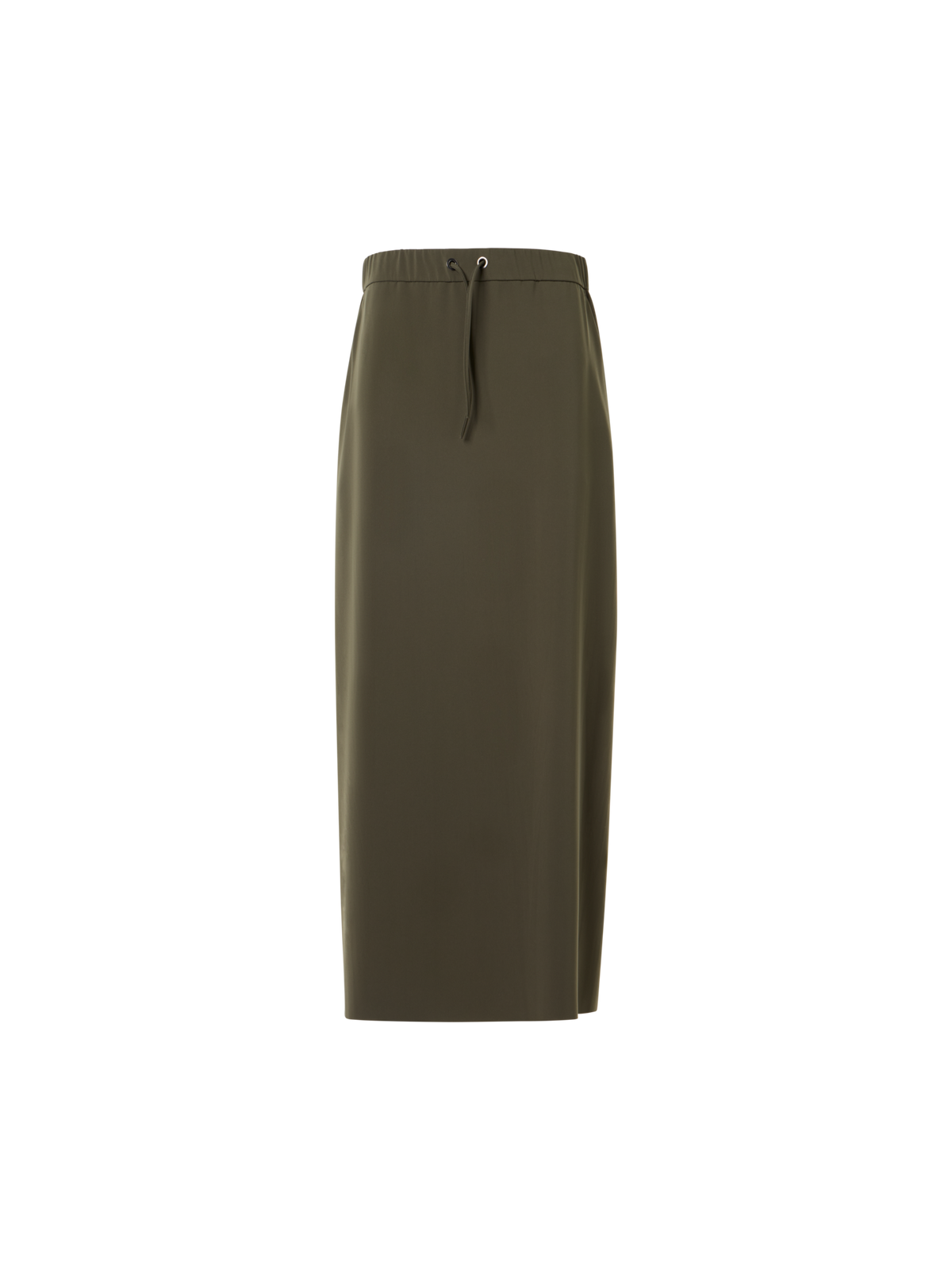 Designer Lasercut-Crêpe Midi Skirt - green