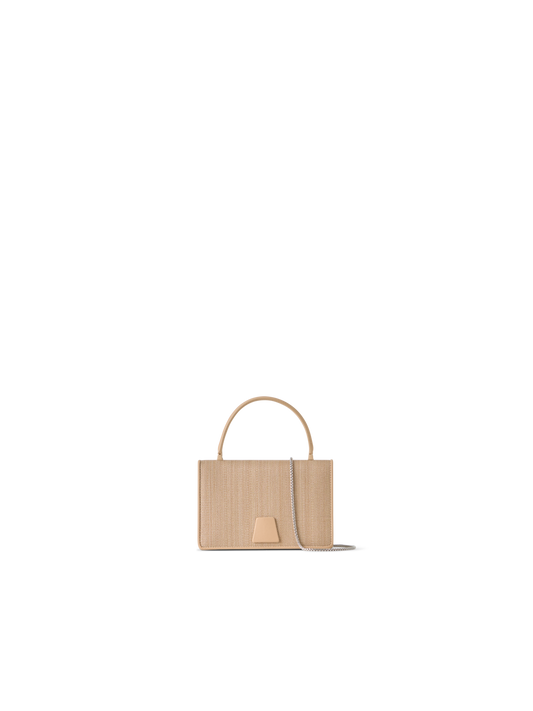 Designer Alice Mini Top Handle Bag - beige