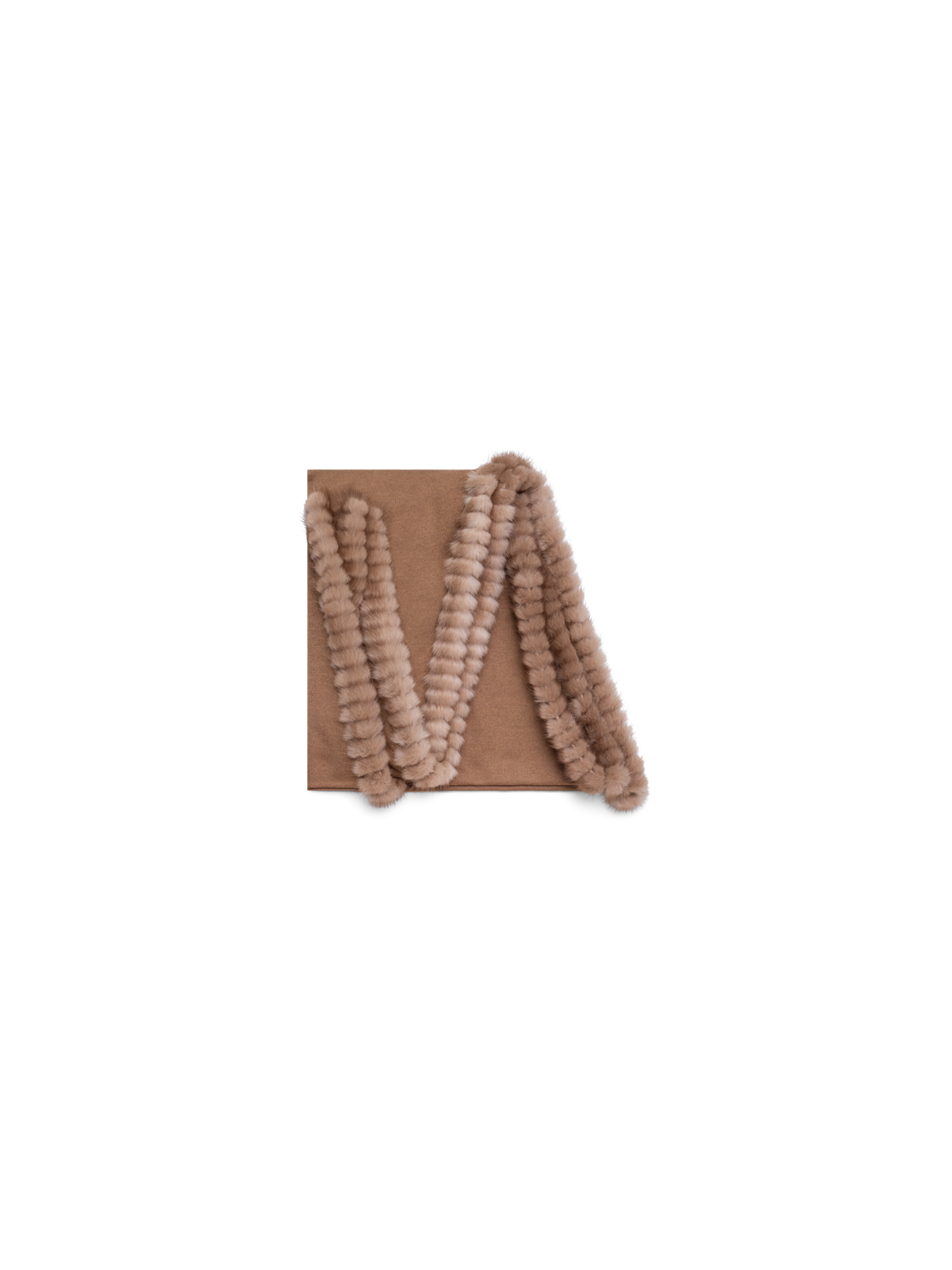 Designer Cashmere-Silk Scarf - brown