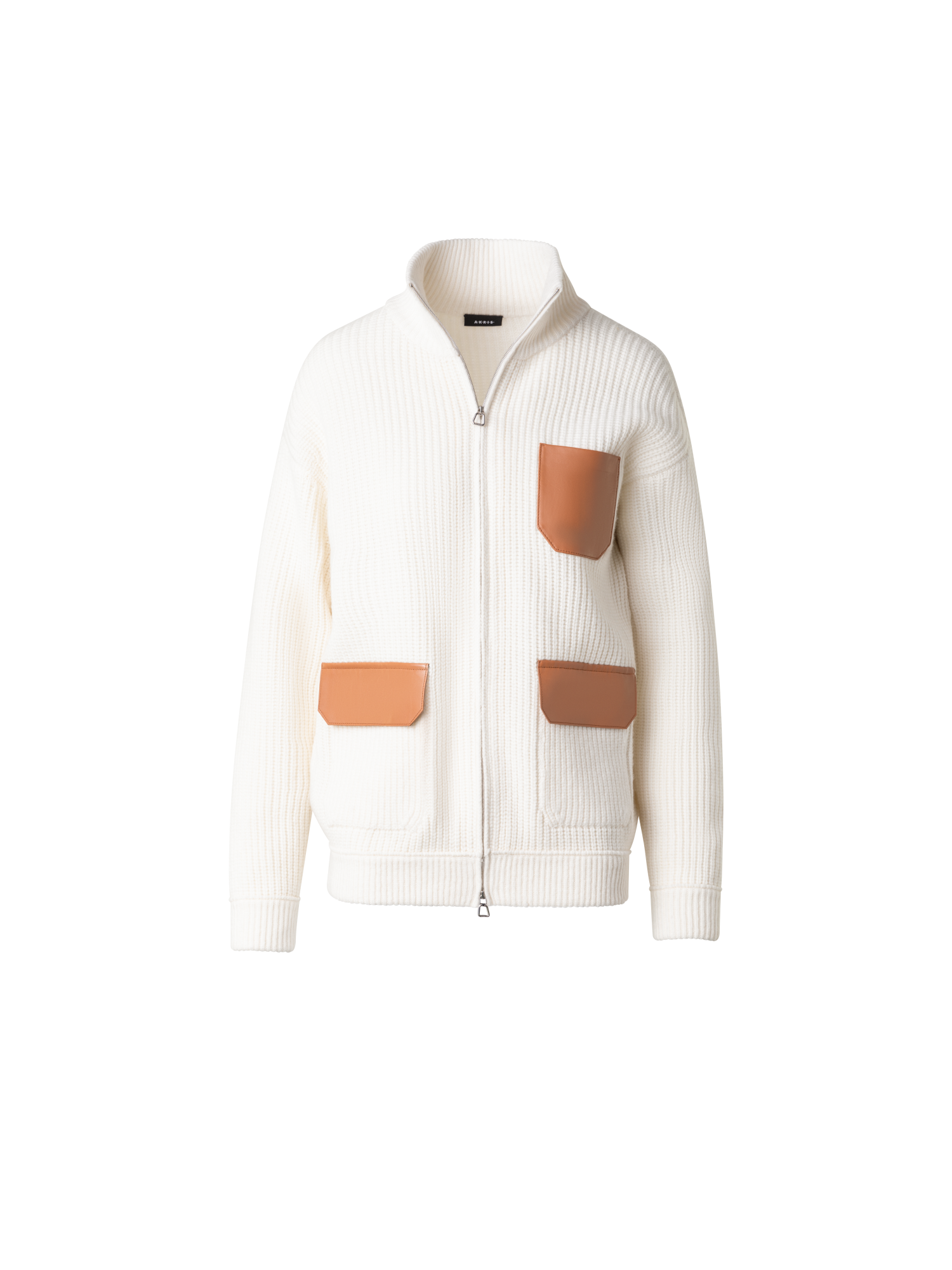 Designer Oversize Long Cardigan in Cashmere - multicolor