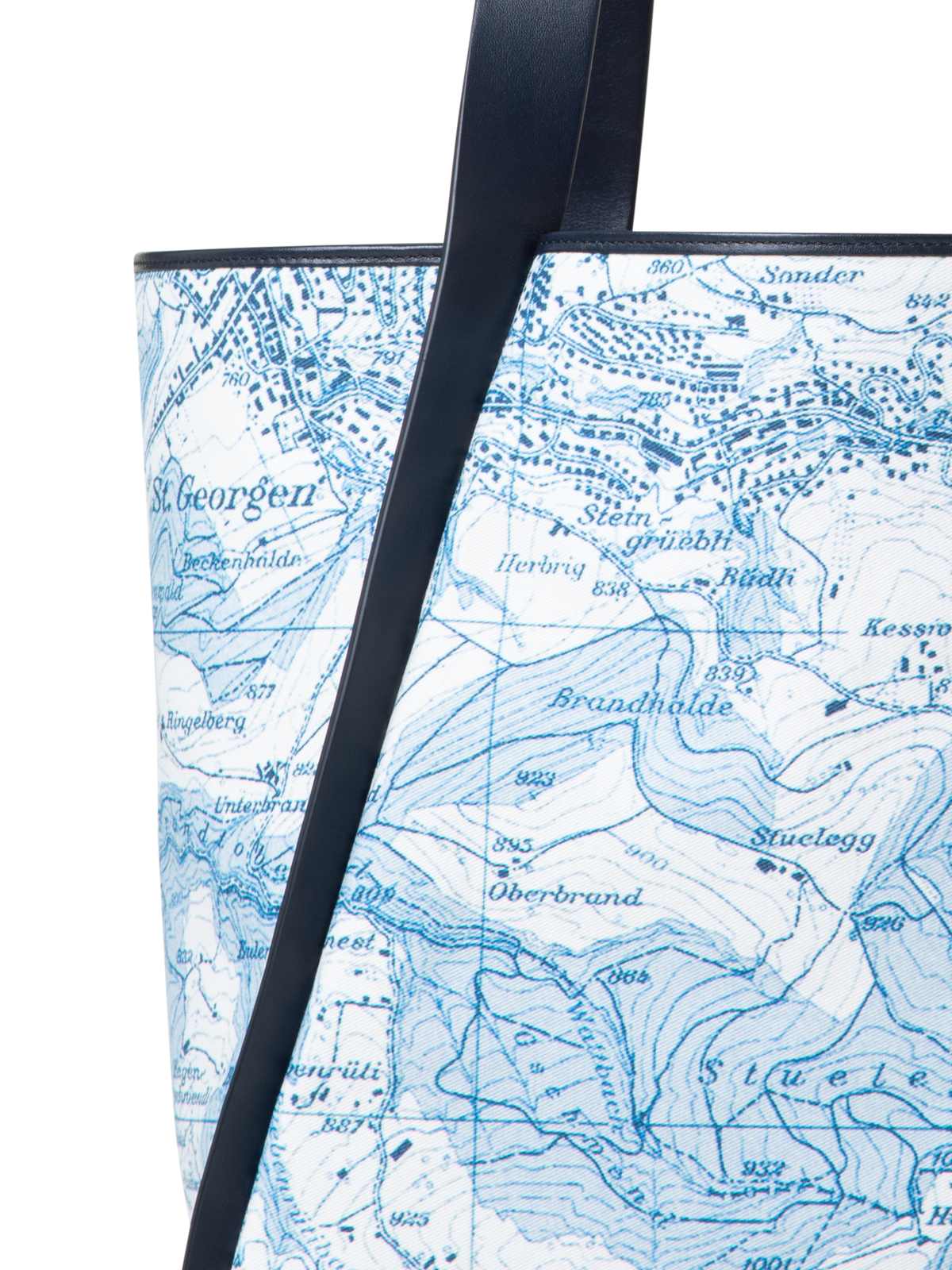 Designer Alex Medium Tote - blue - multicolor