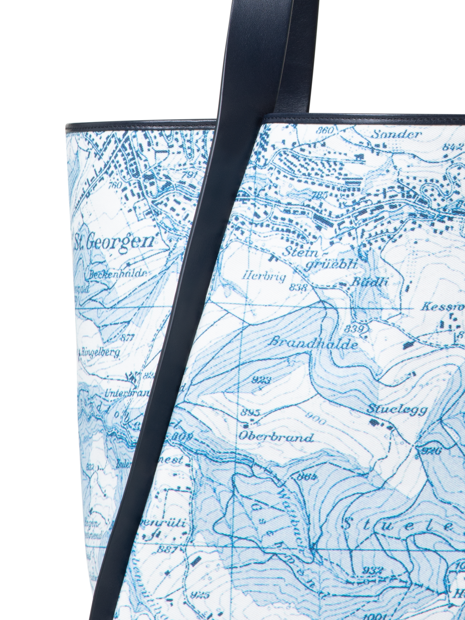 Designer Alex Medium Tote - blue - multicolor