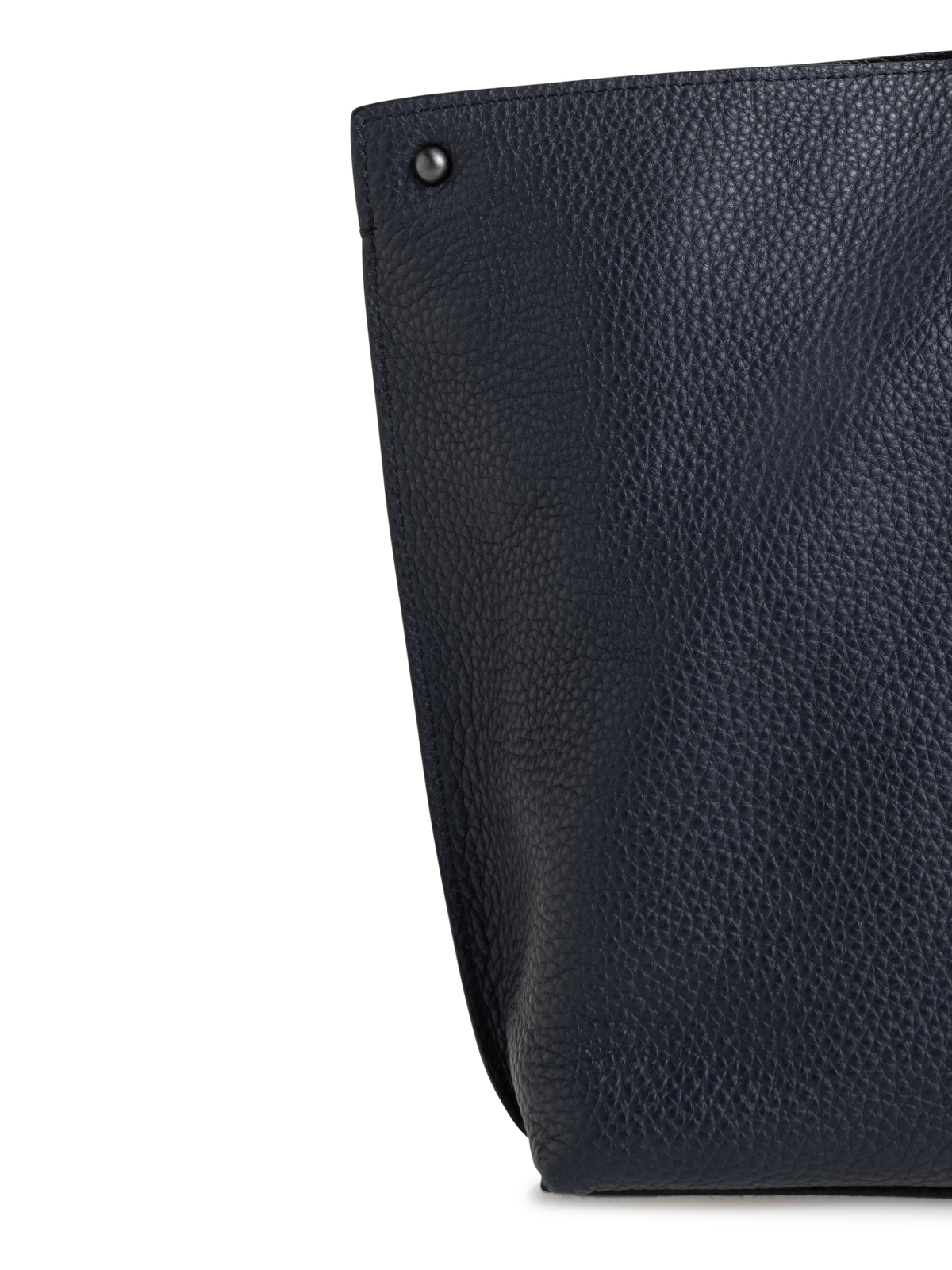 Designer Ai Small Top Handle Tote - navy - blue