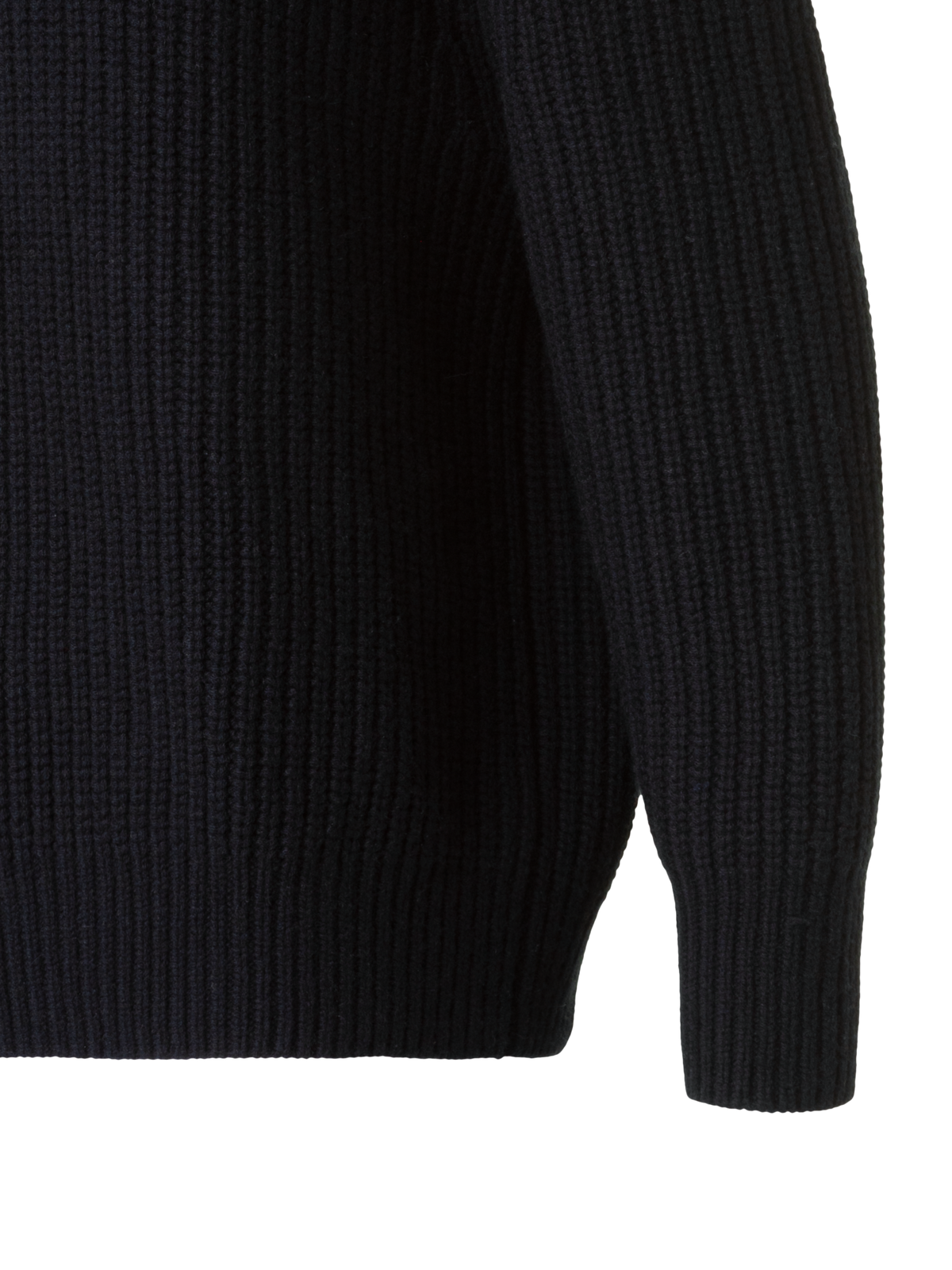 Designer Oversized Wool Cashmere Mock Neck Knit Sweater - black - neutral