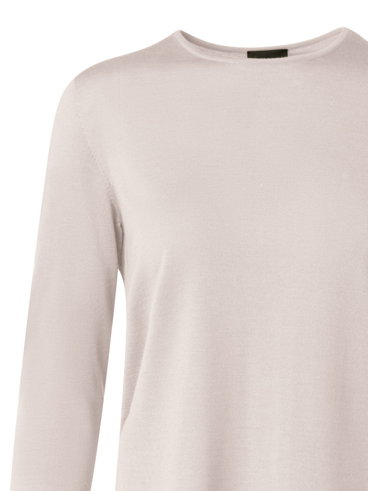 Designer Seamless Pullover from Cashmere Silk - neutral - beige