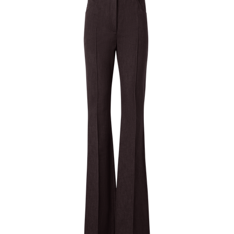 Bootcut Pants in Cotton Denim Stretch