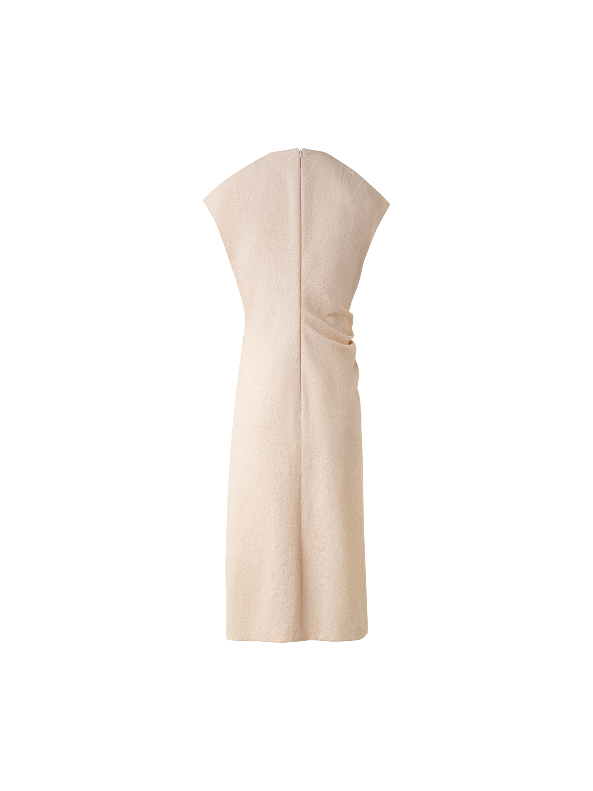 Designer Sequined Jersey Sheath Dress - neutral - pastel - beige