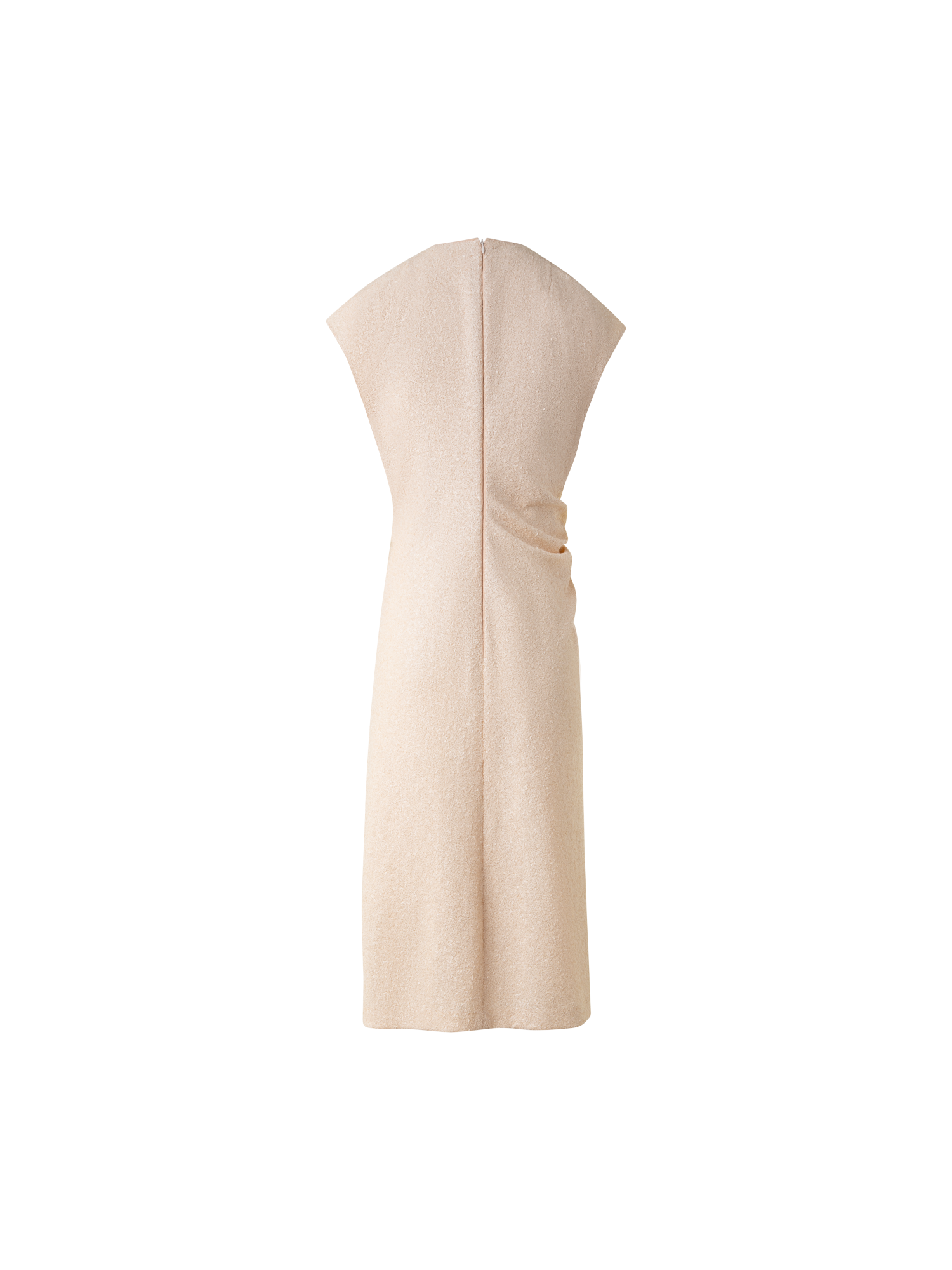 Designer Sequined Jersey Sheath Dress - neutral - pastel - beige