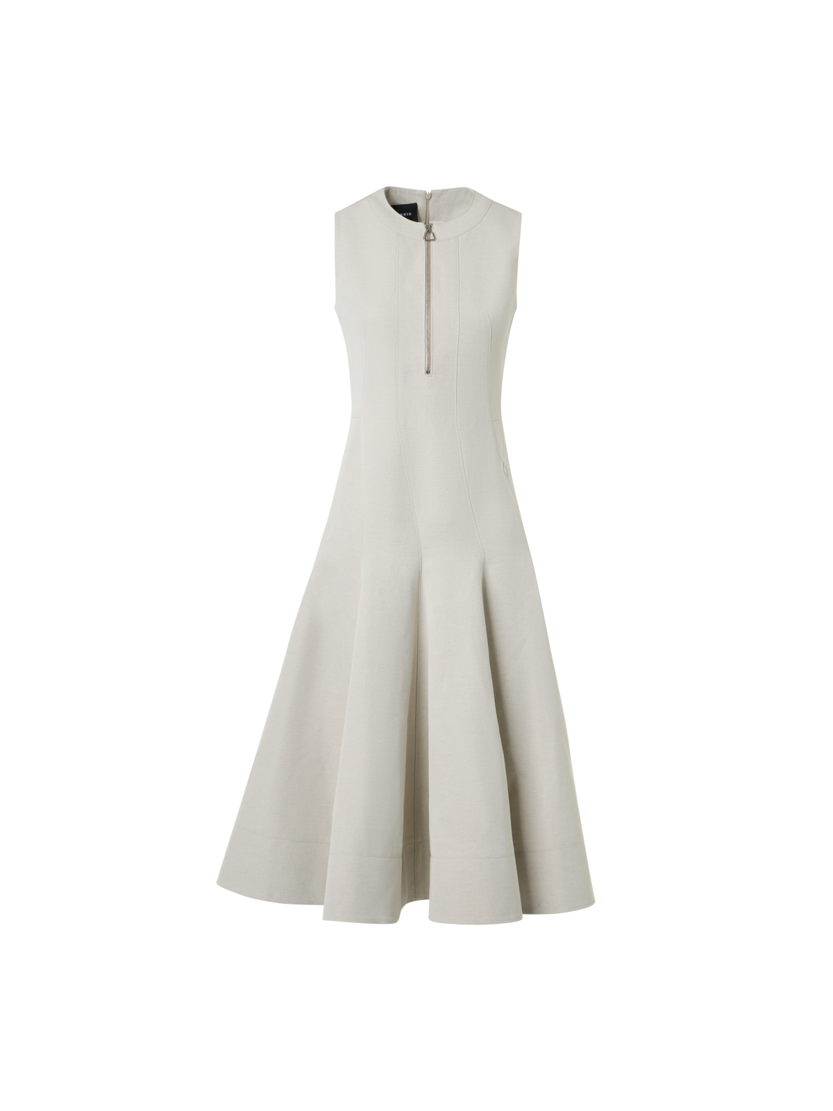 Fit-and-Flare Midi Dress greige / 10 Fit-and-Flare Midi Dress greige / 10