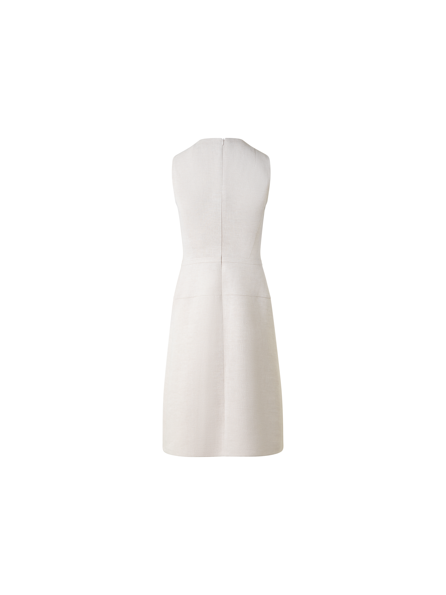 A-Line Sheath Dress in Linen Double-Face seashell / 10 A-Line Sheath Dress in Linen Double-Face seashell / 10