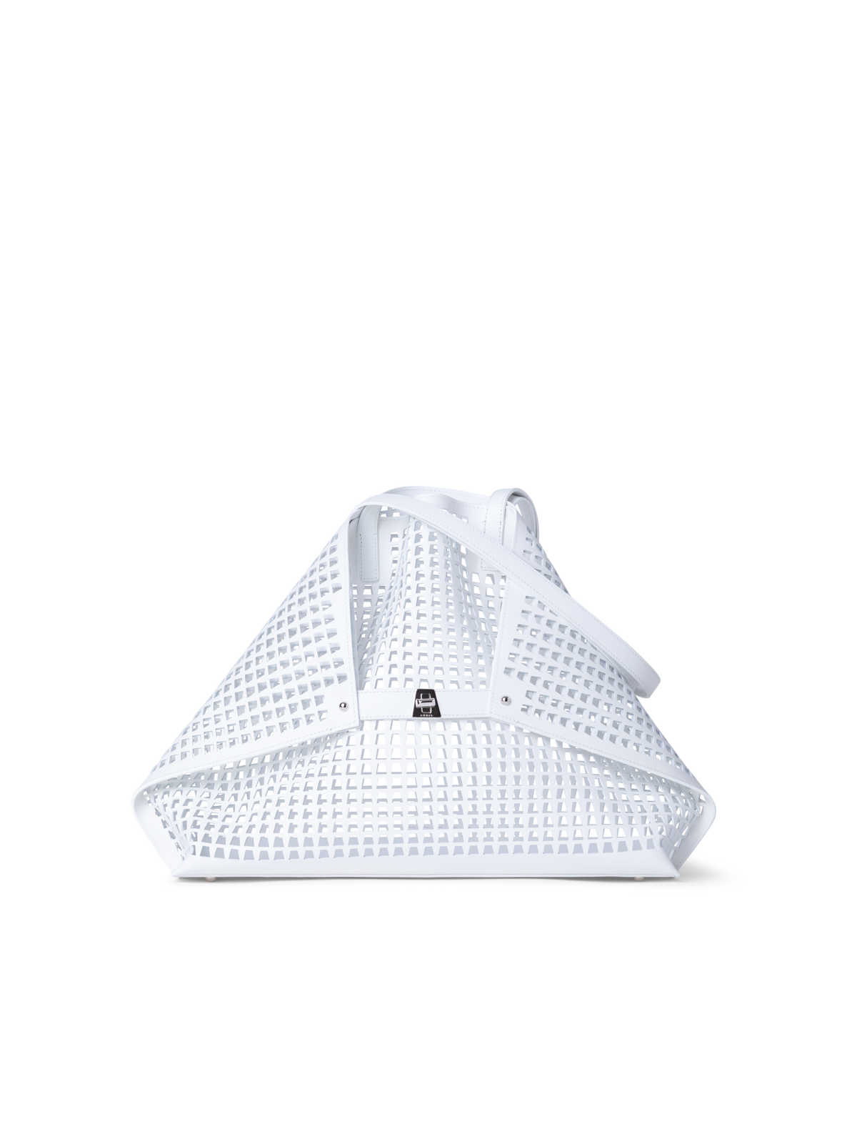 Designer Ai Medium Shoulder Tote - neutral - white