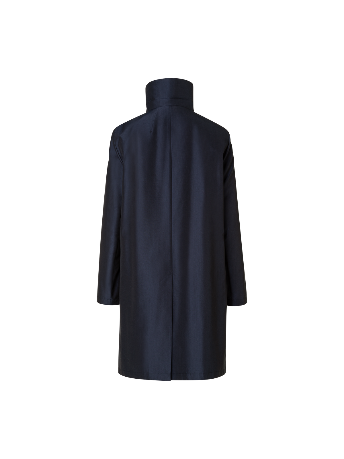 Layered Wool Coat with Removable Silk Layer – Akris Inc. Layered Wool Coat with Removable Silk Layer – Akris Inc.