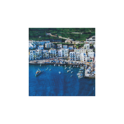 Scarf in Silk with Marina Grande Print