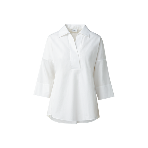 Oversized Shirt with Kimono Sleeves