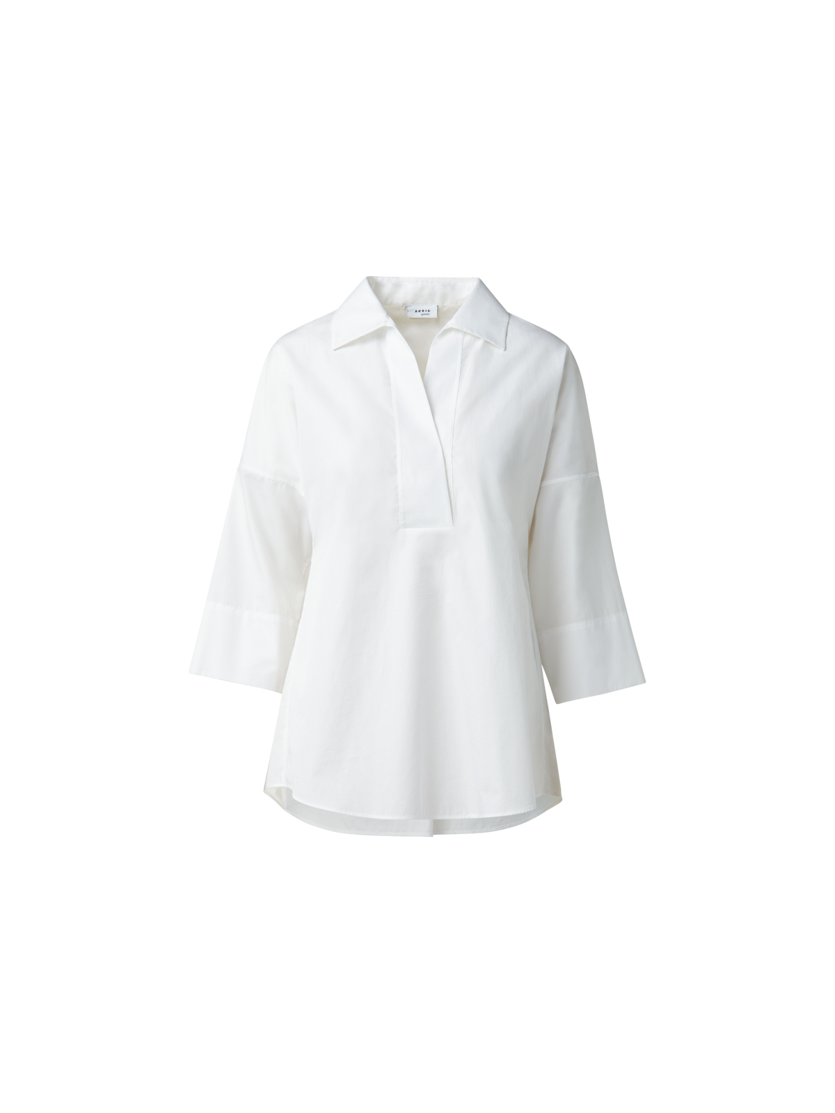 Designer Oversized Shirt with Kimono Sleeves - white