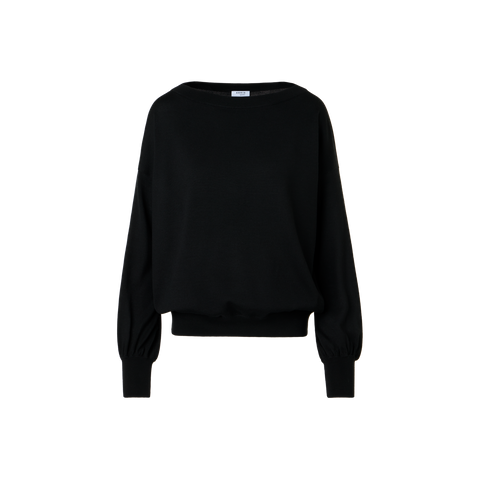 Off-Shoulder Merino Wool Sweater