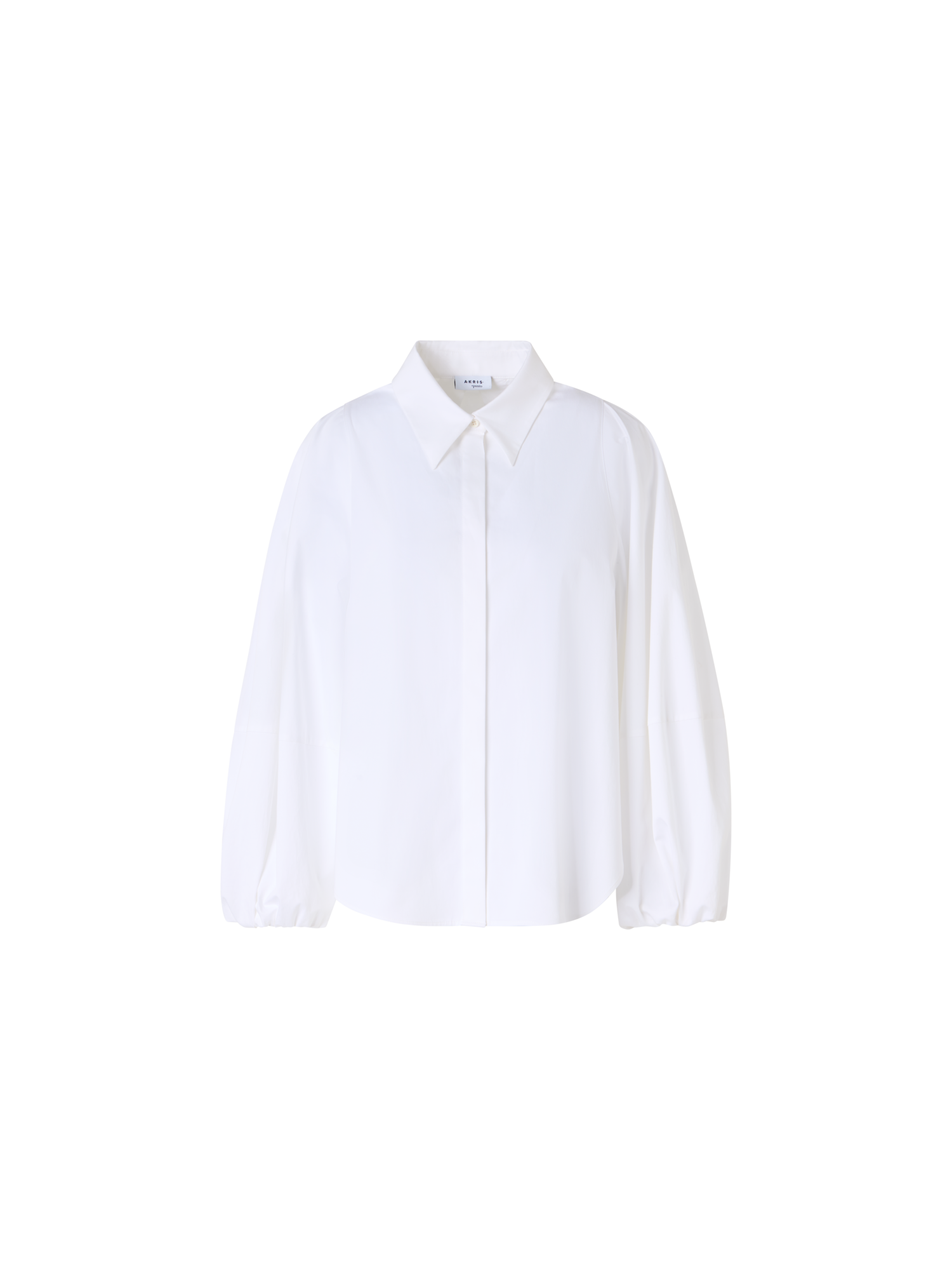 Designer Boxy Washed Cotton Satin Shirt Blouse - ecru