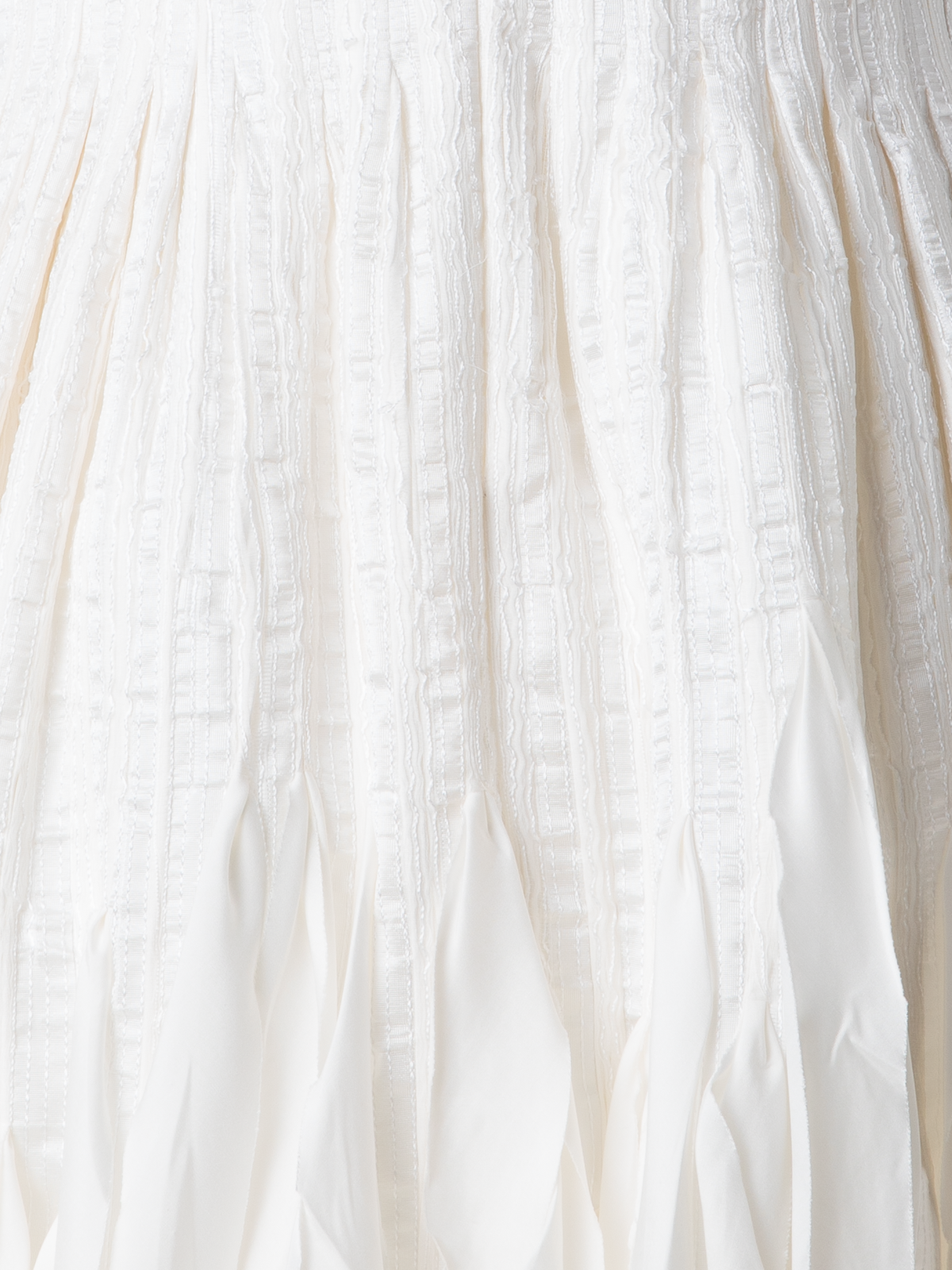 Short Flared Silk Dress with Ribbon Loops Skirt Akris Inc. Short Flared Silk Dress with Ribbon Loops Skirt Akris Inc.