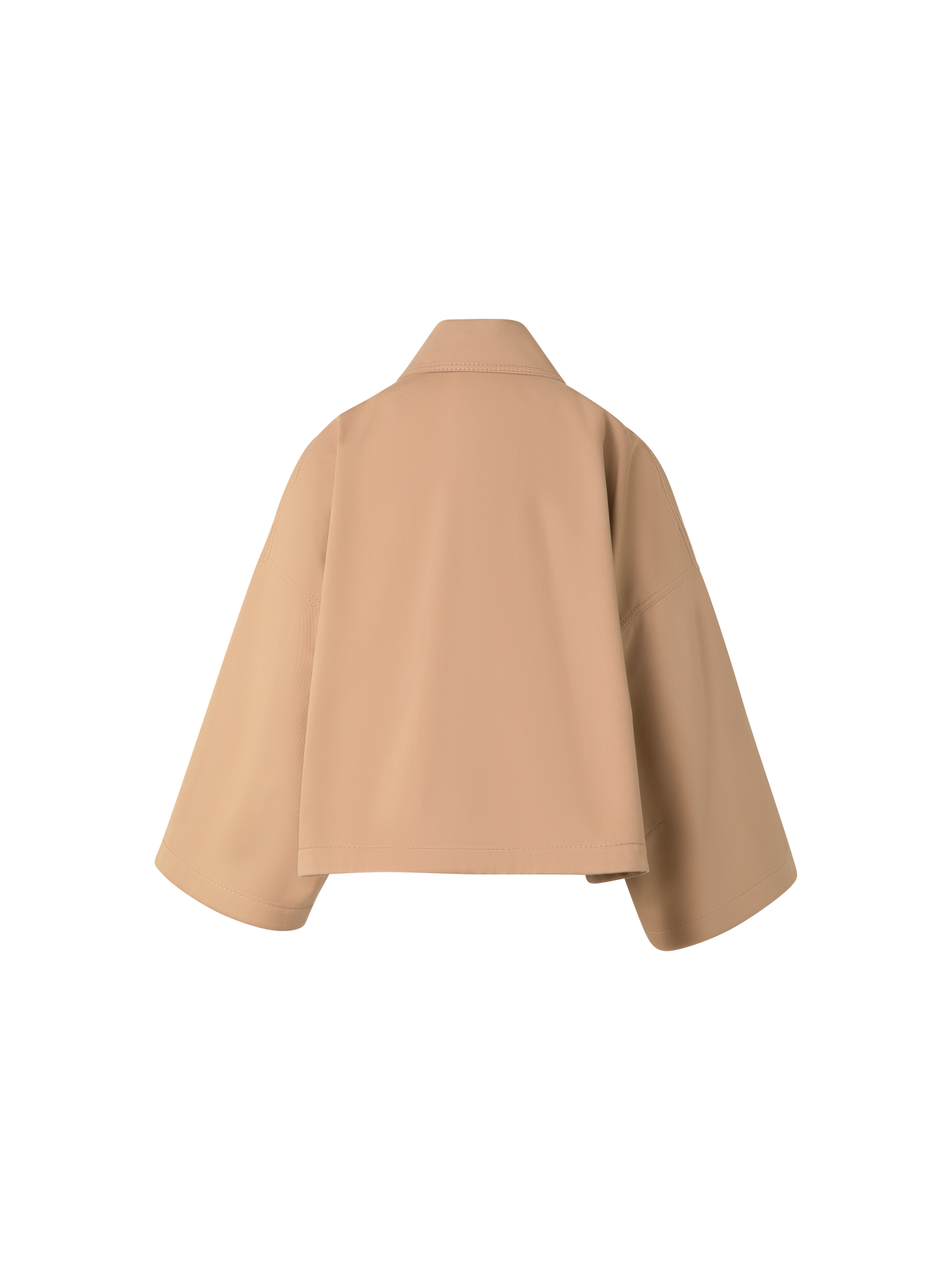 Designer Water-Repellent Cotton Gabardine Jacket - neutral - beige