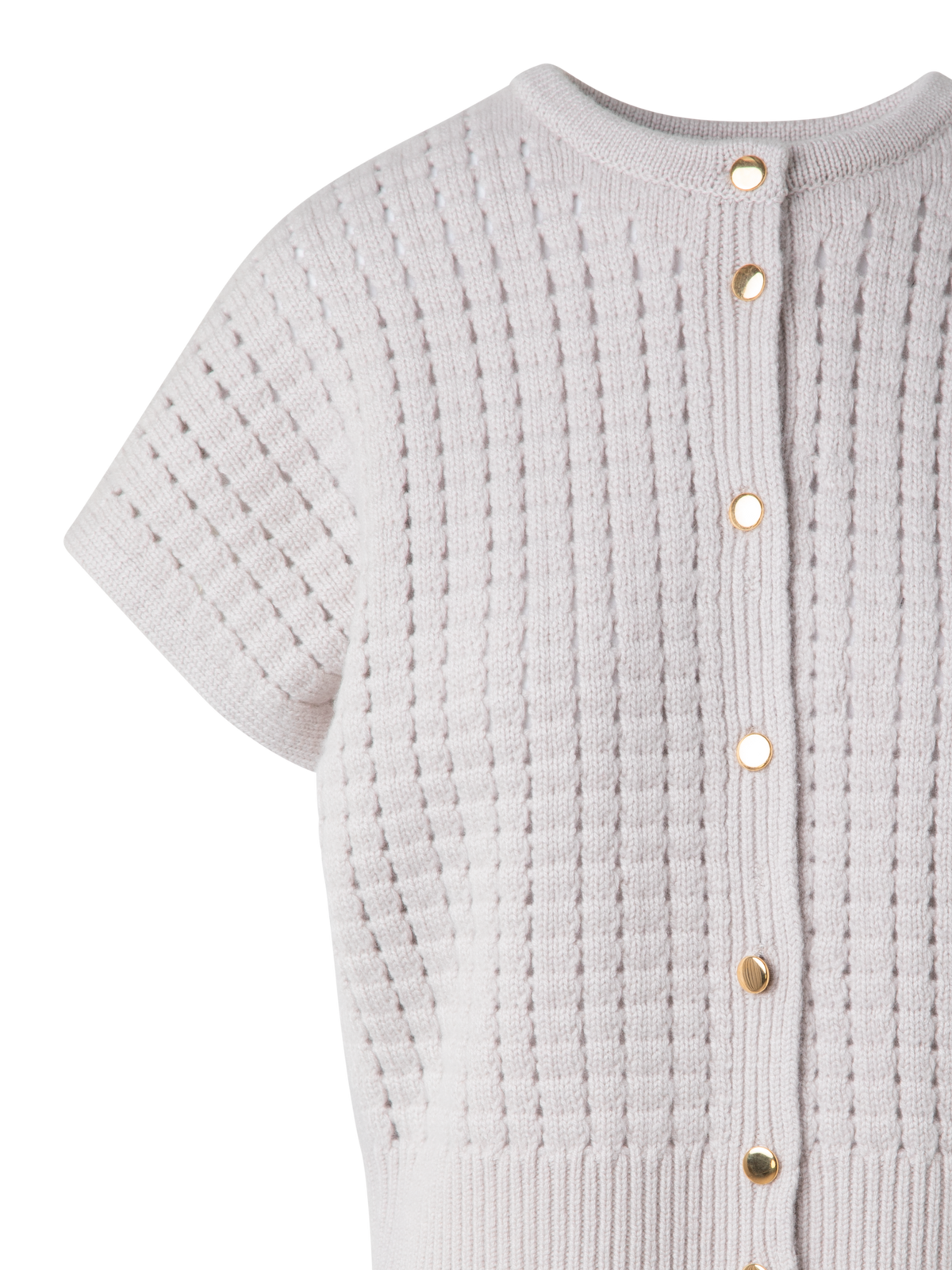 Short Sleeve Cashmere Knit Cardigan – Akris Inc.