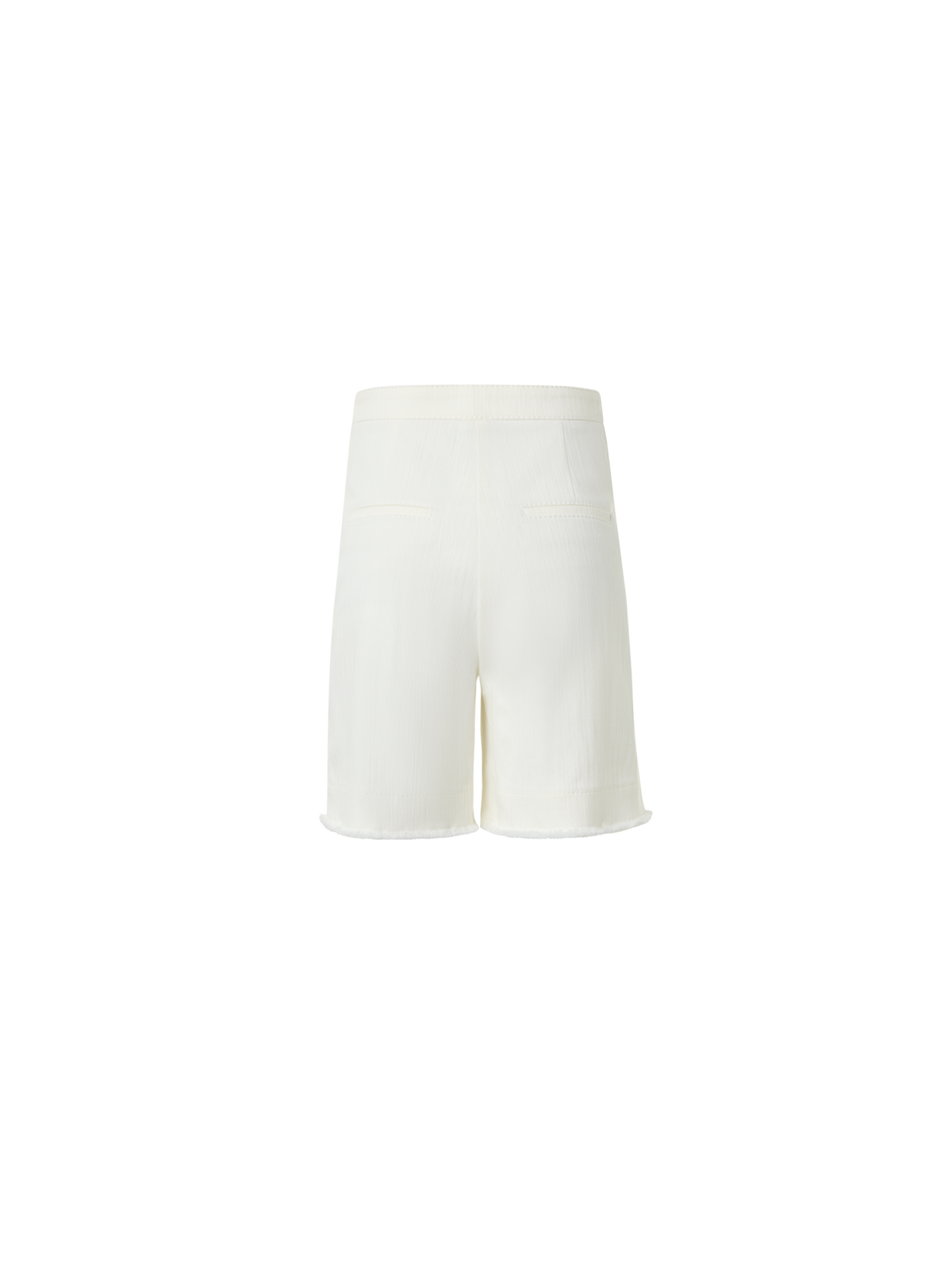 Designer Filia Cotton Stretch Denim Bermuda Shorts - white