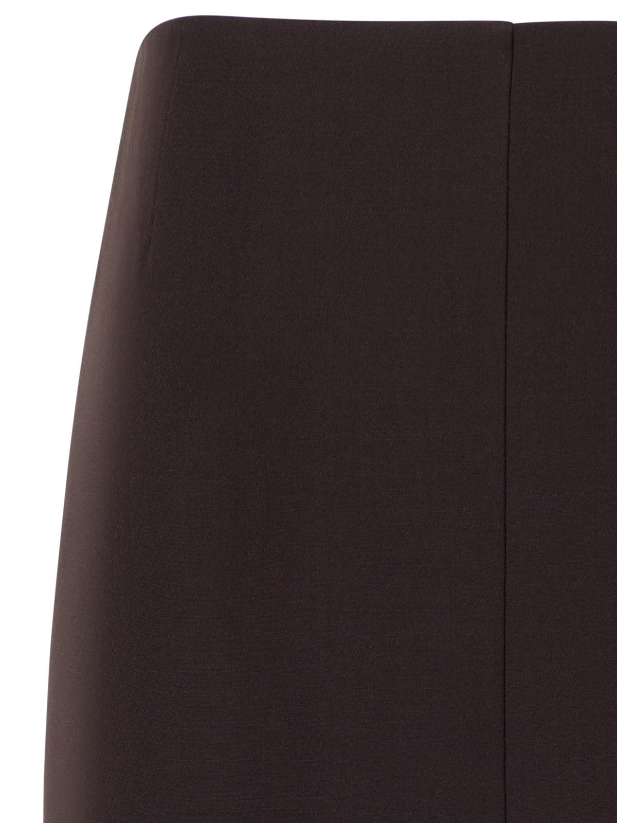 Designer Midi Pencil Skirt in Wool Double-Face - brown