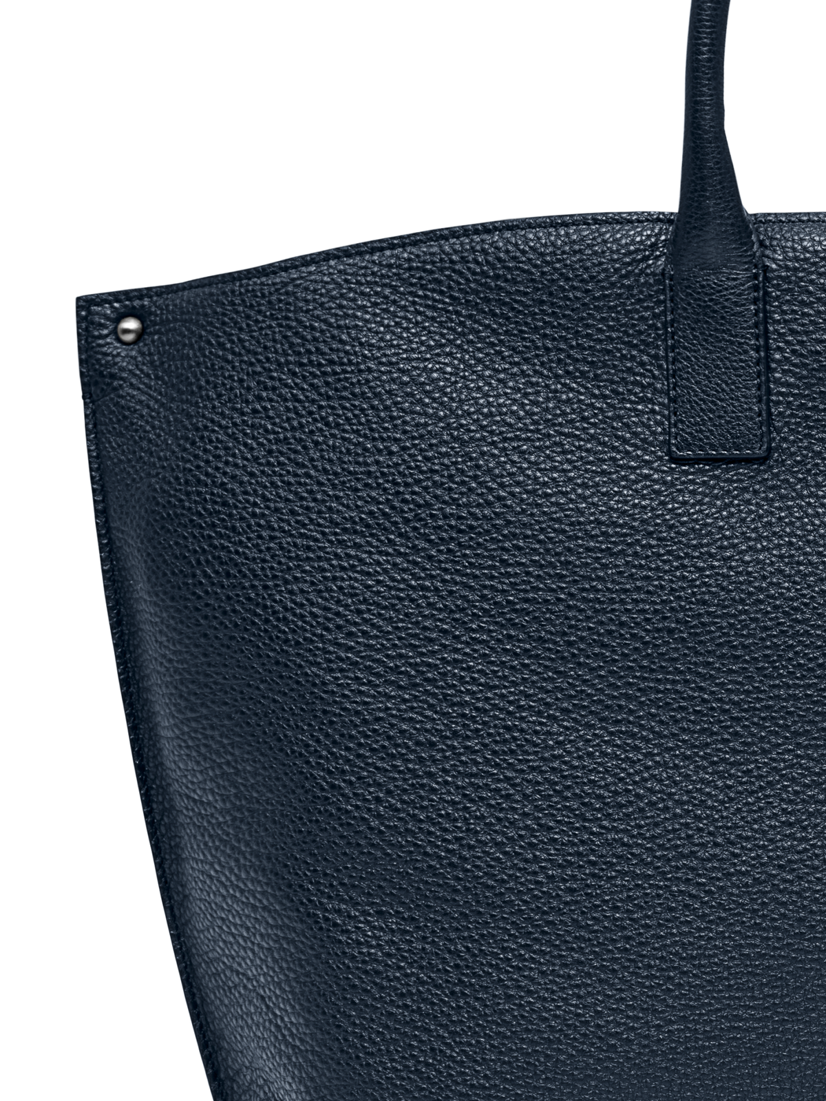 Designer Ai Medium Top Handle Tote - navy - blue