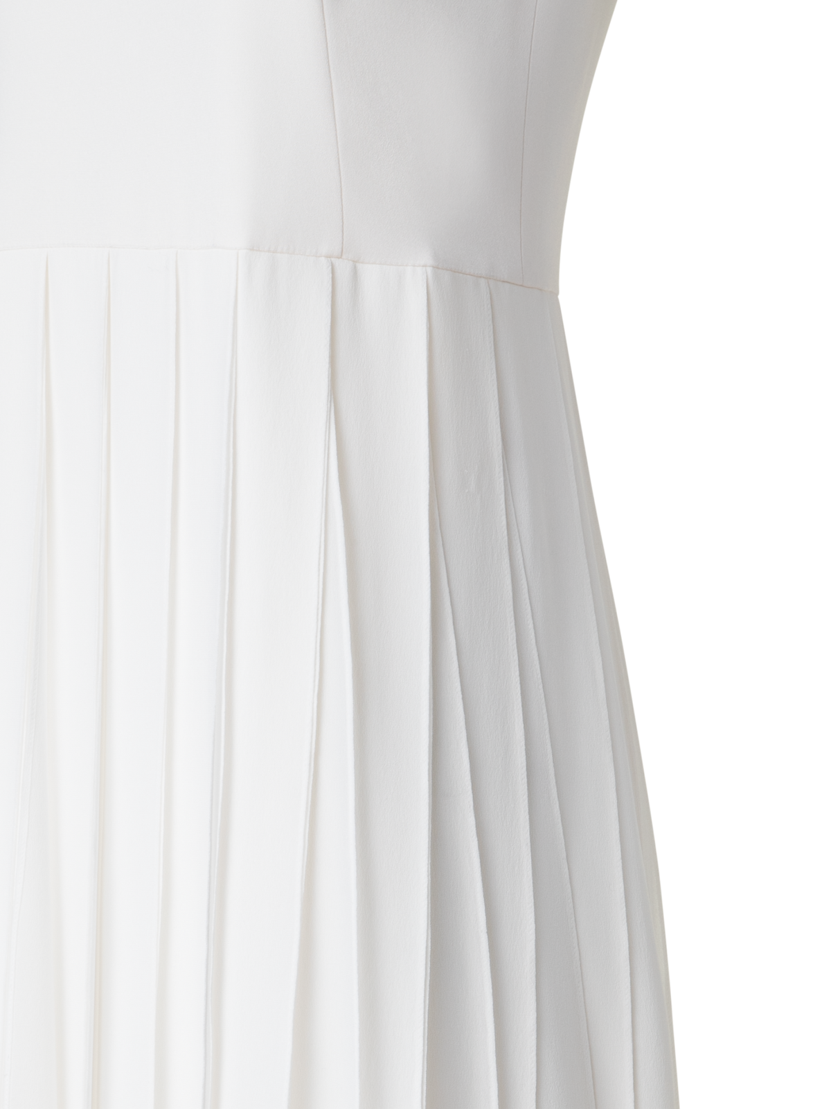 Designer Long Silk Ribbon Gown - neutral - ecru - white