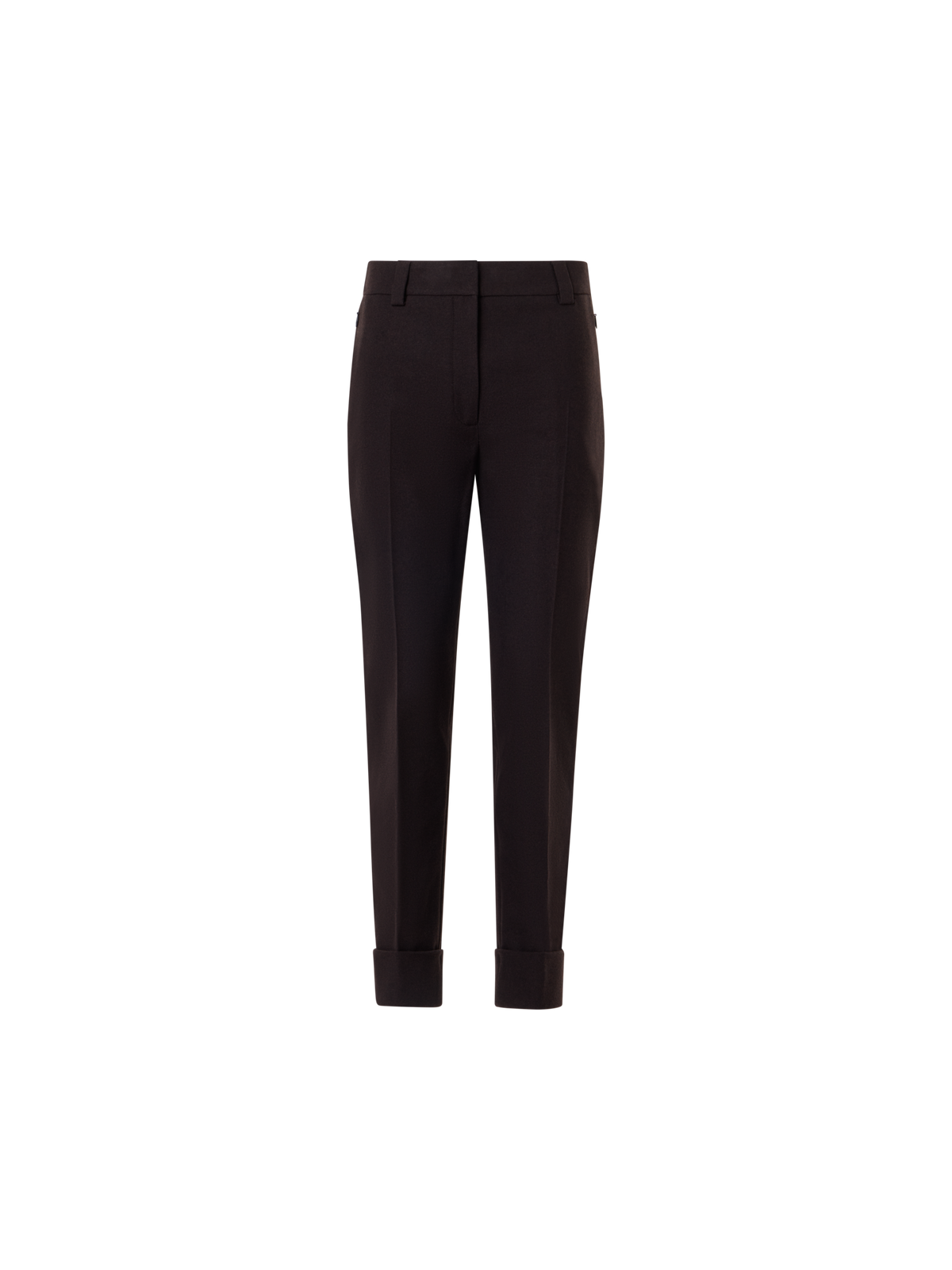 Designer Cuffed Tapered Flannel Pants