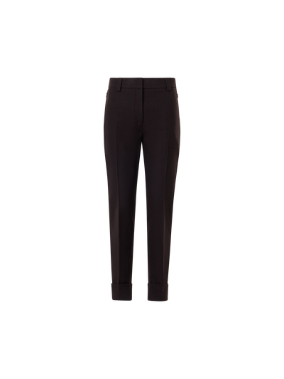 Designer Cuffed Tapered Flannel Pants