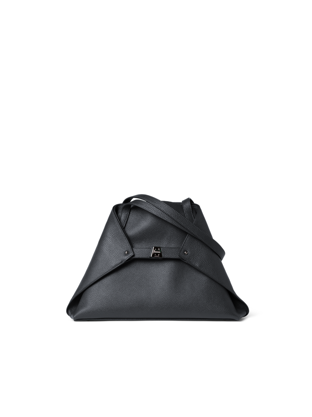 Designer Ai Small Shoulder Tote - neutral - black