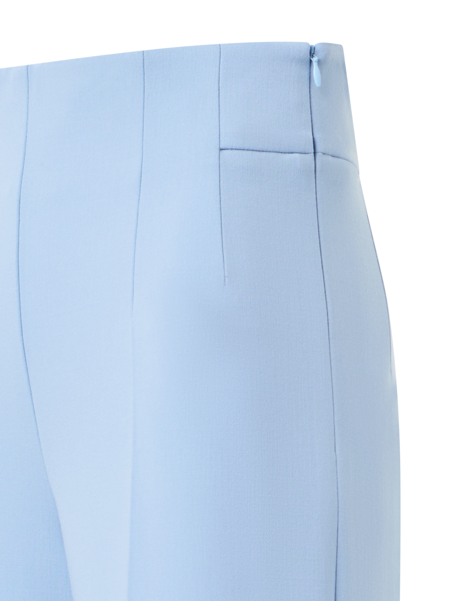 Designer Fiyuki High Waist Pants in Wool Double-Face