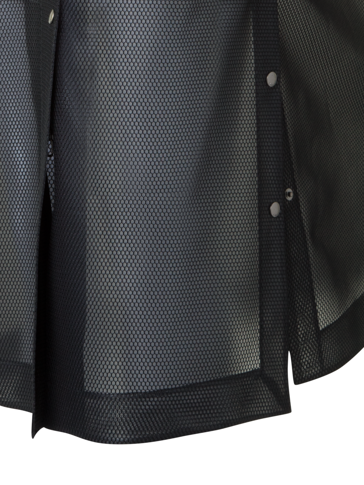 Designer Long Water Repellent Coat with Hood - black - neutral