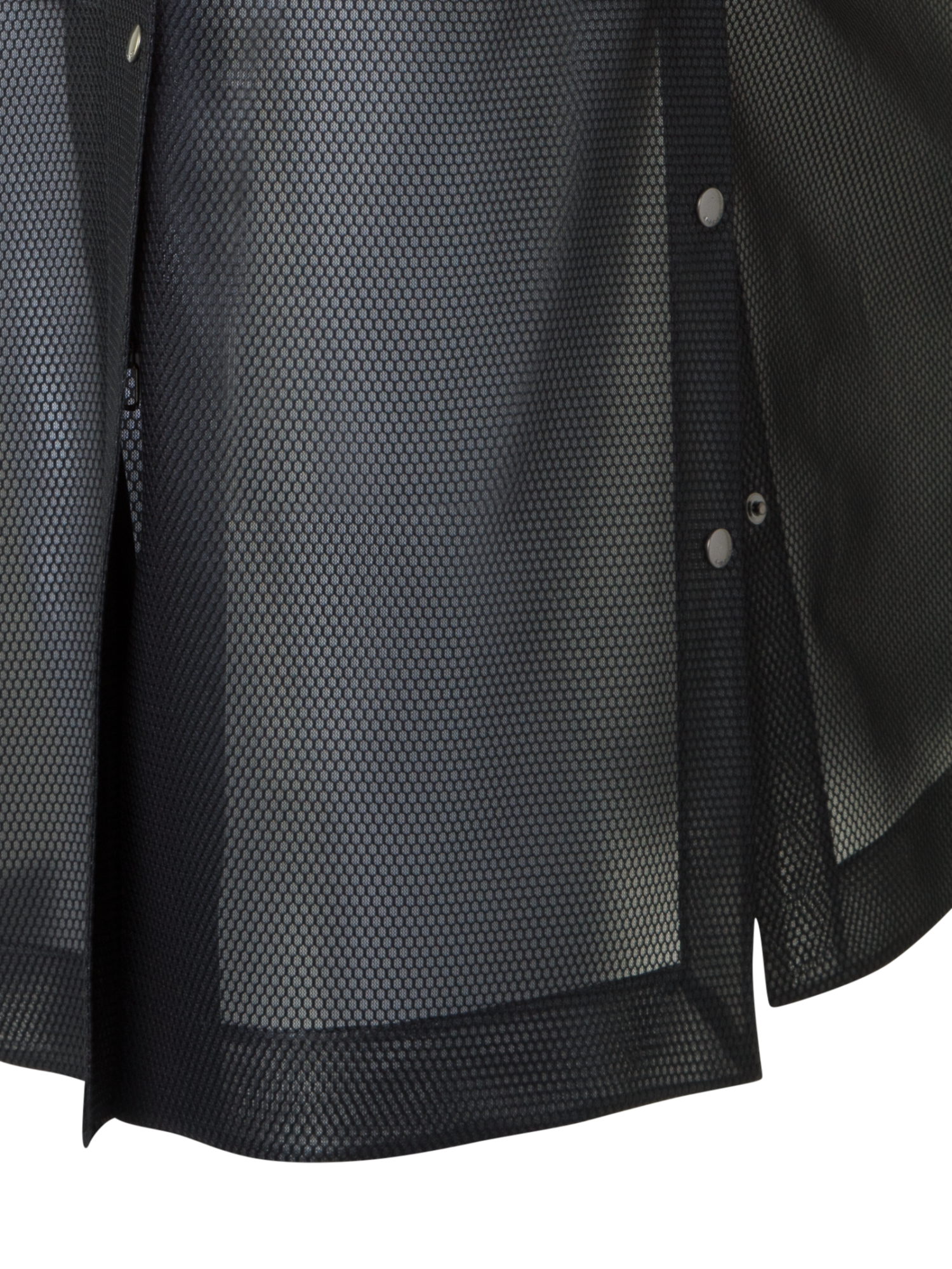 Designer Long Water Repellent Coat with Hood - black - neutral