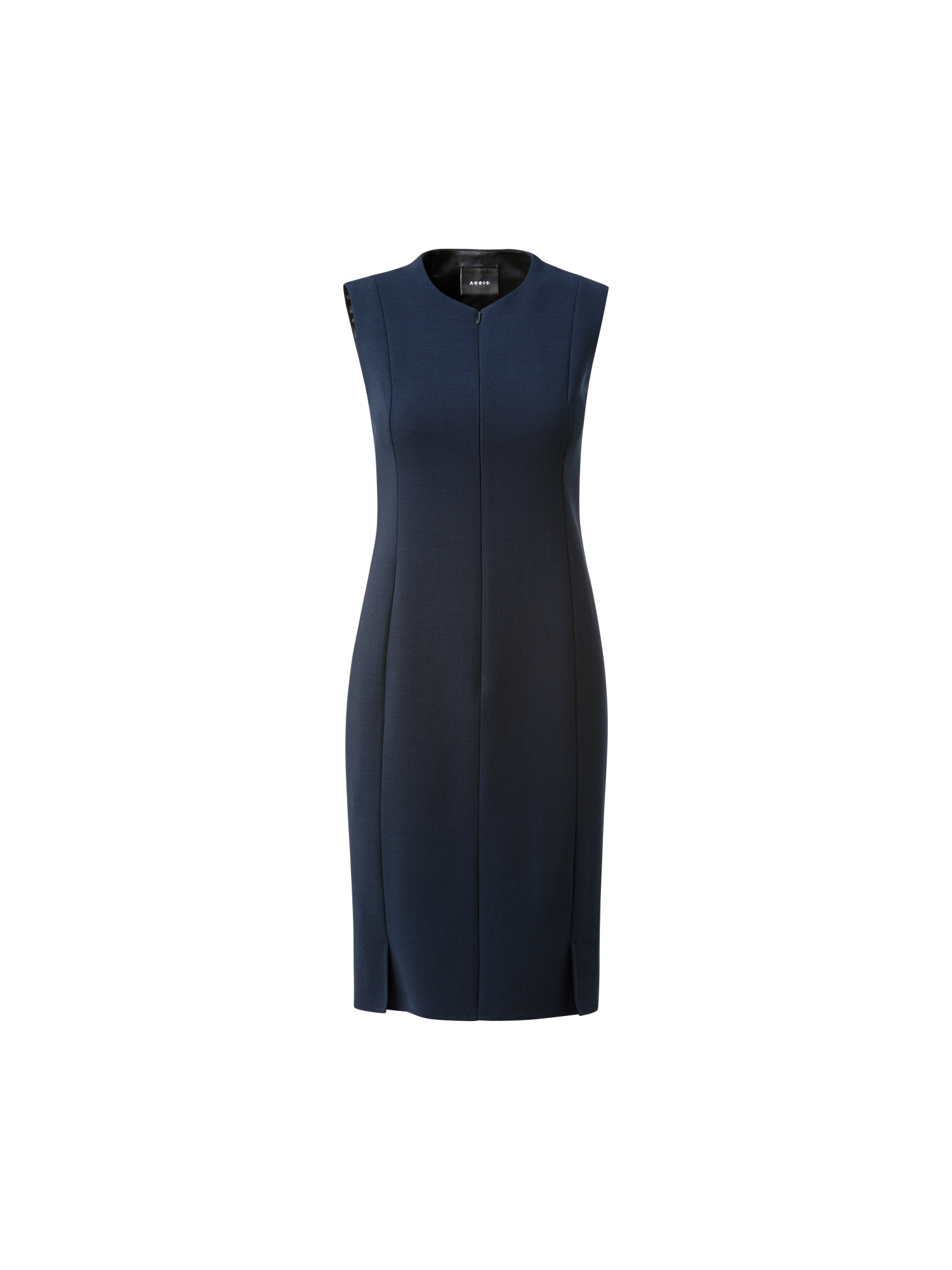 Evening Sheath Dress with Tulle Waist Inset Black / 10 Evening Sheath Dress with Tulle Waist Inset Black / 10