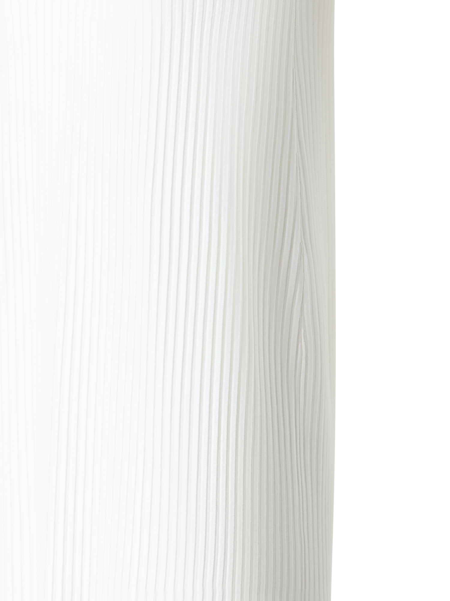 Designer Knit Dress in Semi-Sheer Silk Cotton - neutral - ecru - white