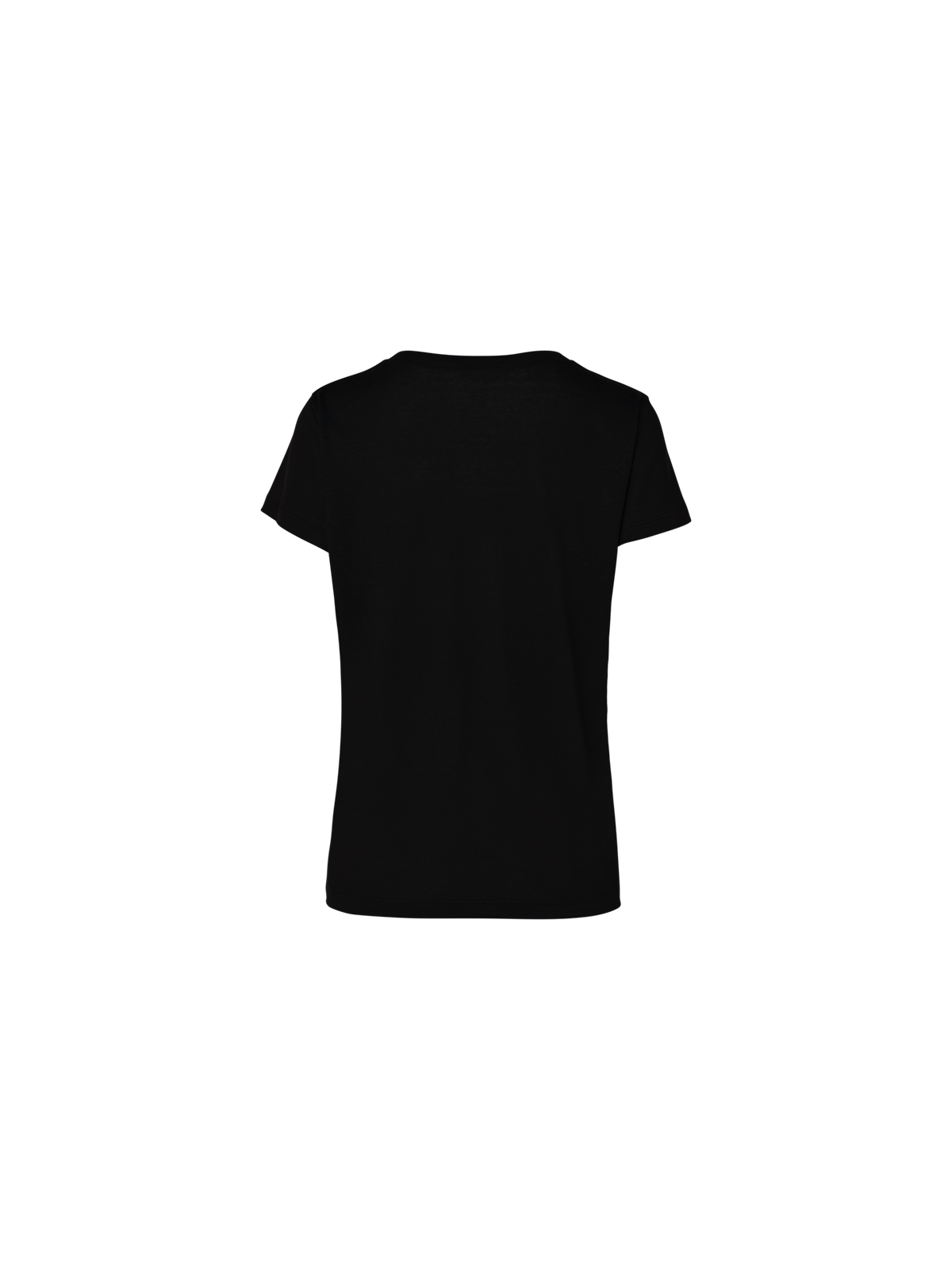 Designer Linen Jersey T-Shirt - black