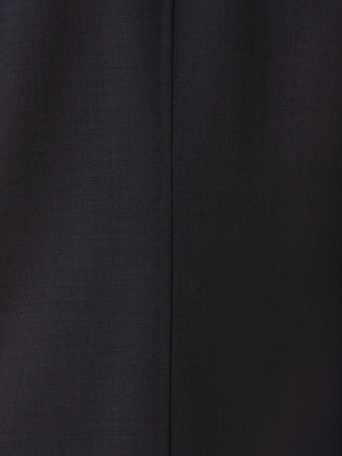 Designer Wool Double-Face Blazer with Leather Collar - black