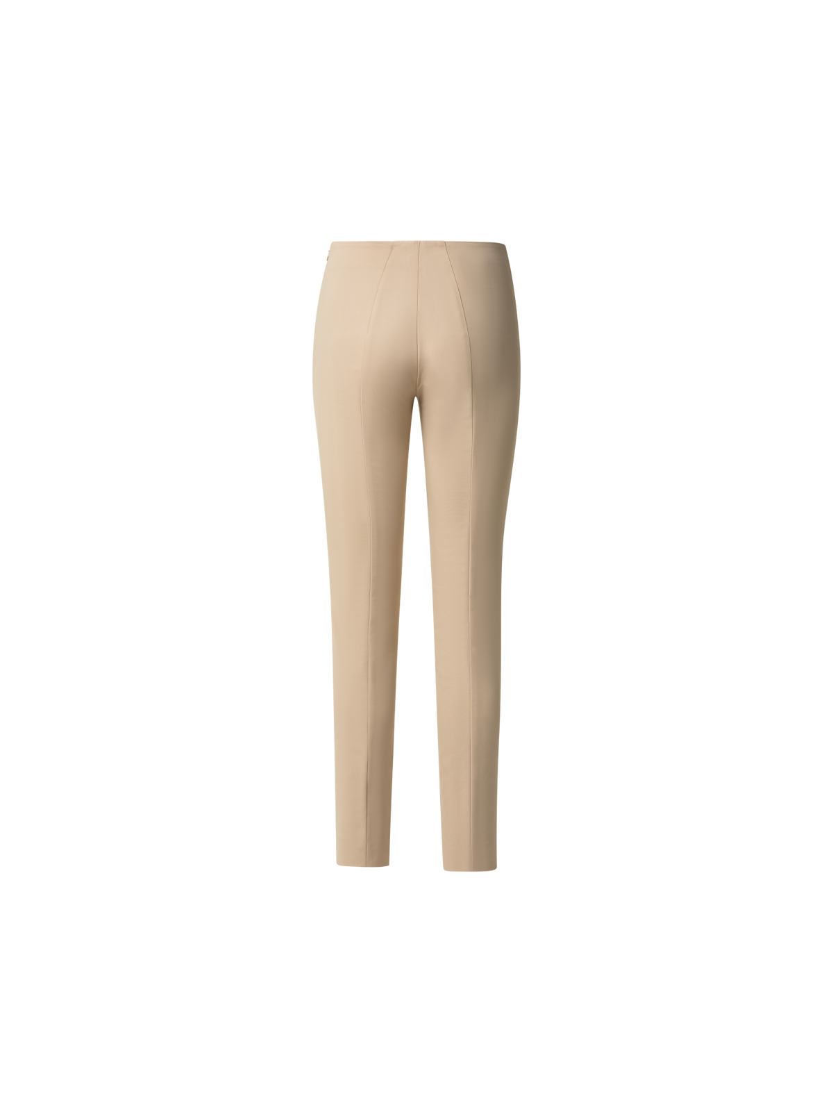 Designer Slim Cotton Techno Stretch Pants - neutral - beige