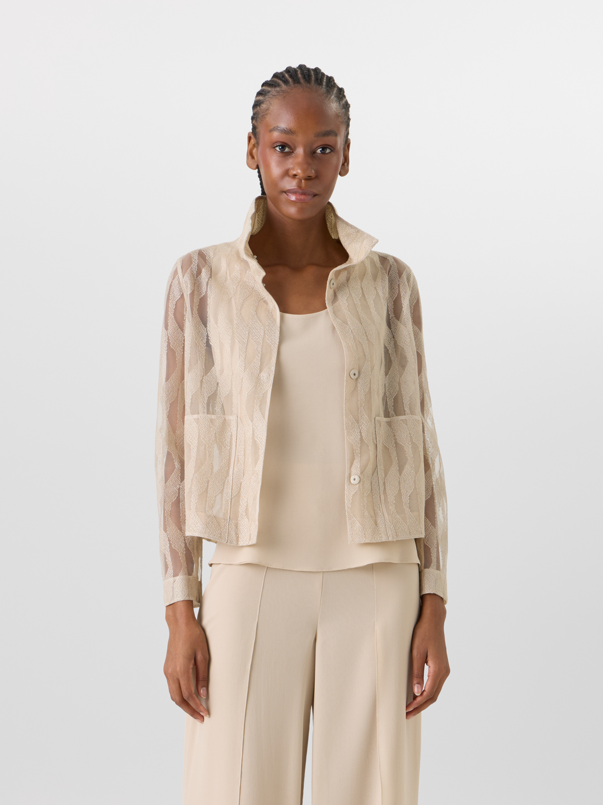 Designer Castro Jacket - beige #editorial