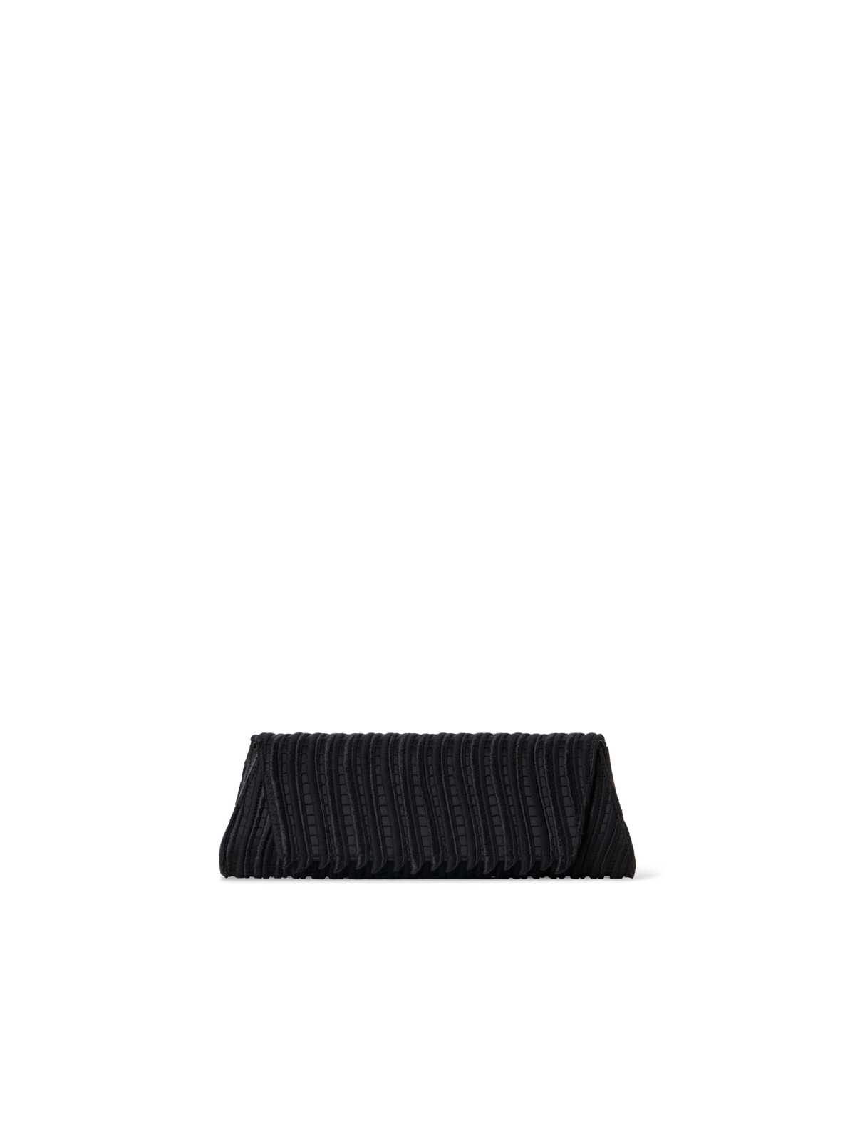 Designer Anouk Small Trapezoid Clutch - black