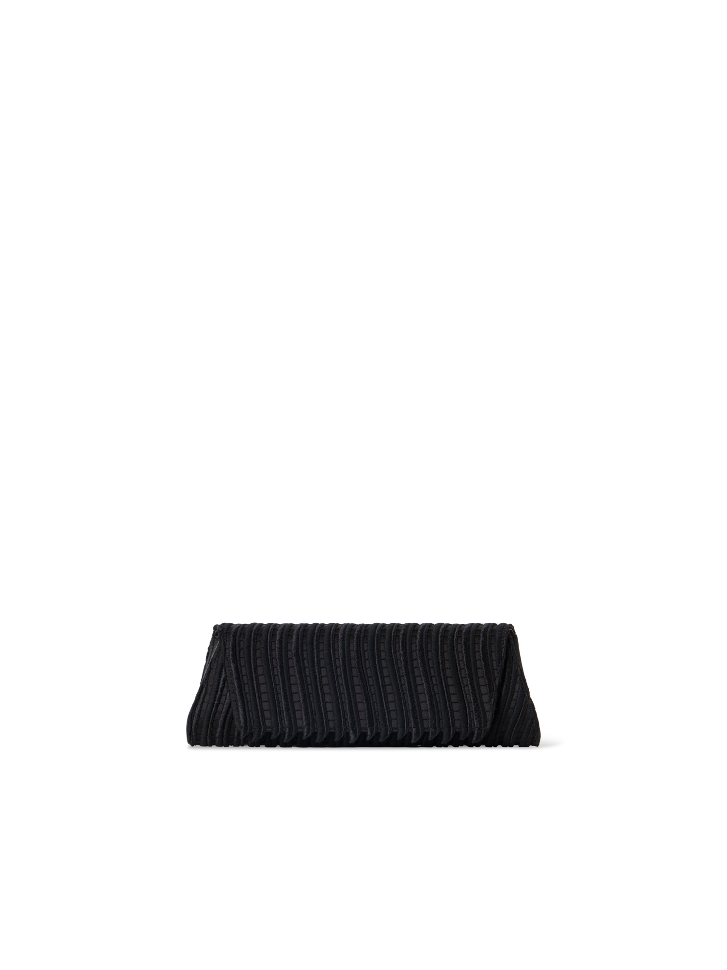 Designer Anouk Small Trapezoid Clutch - black